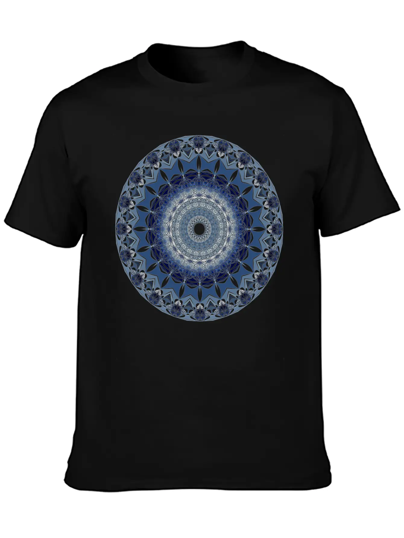 Abstract Art/Mandala Flower Unisex Casual T-Shirt – Clean Design For Daily Comfort