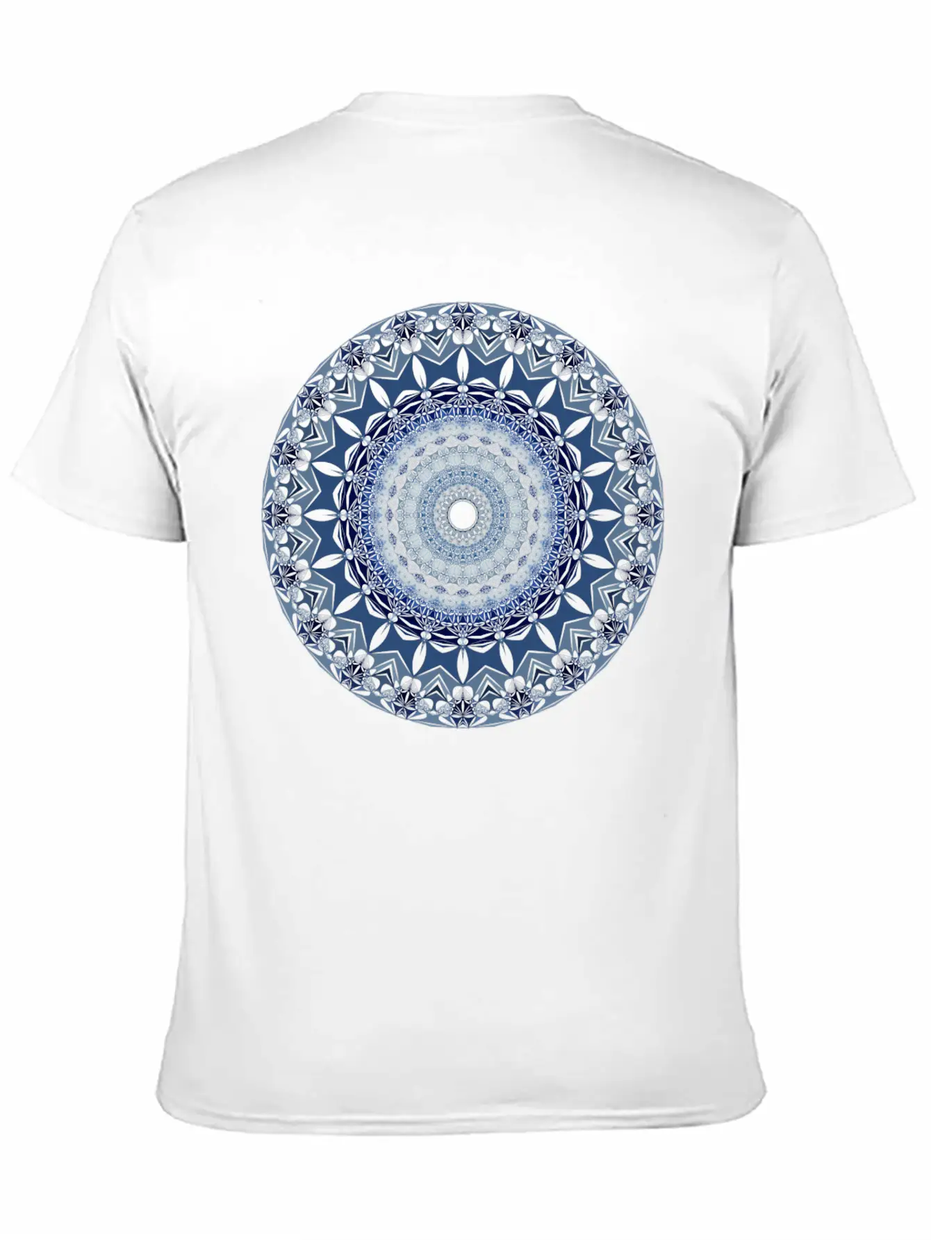 Abstract Art/Mandala Flower Unisex Casual T-Shirt – Clean Design For Daily Comfort