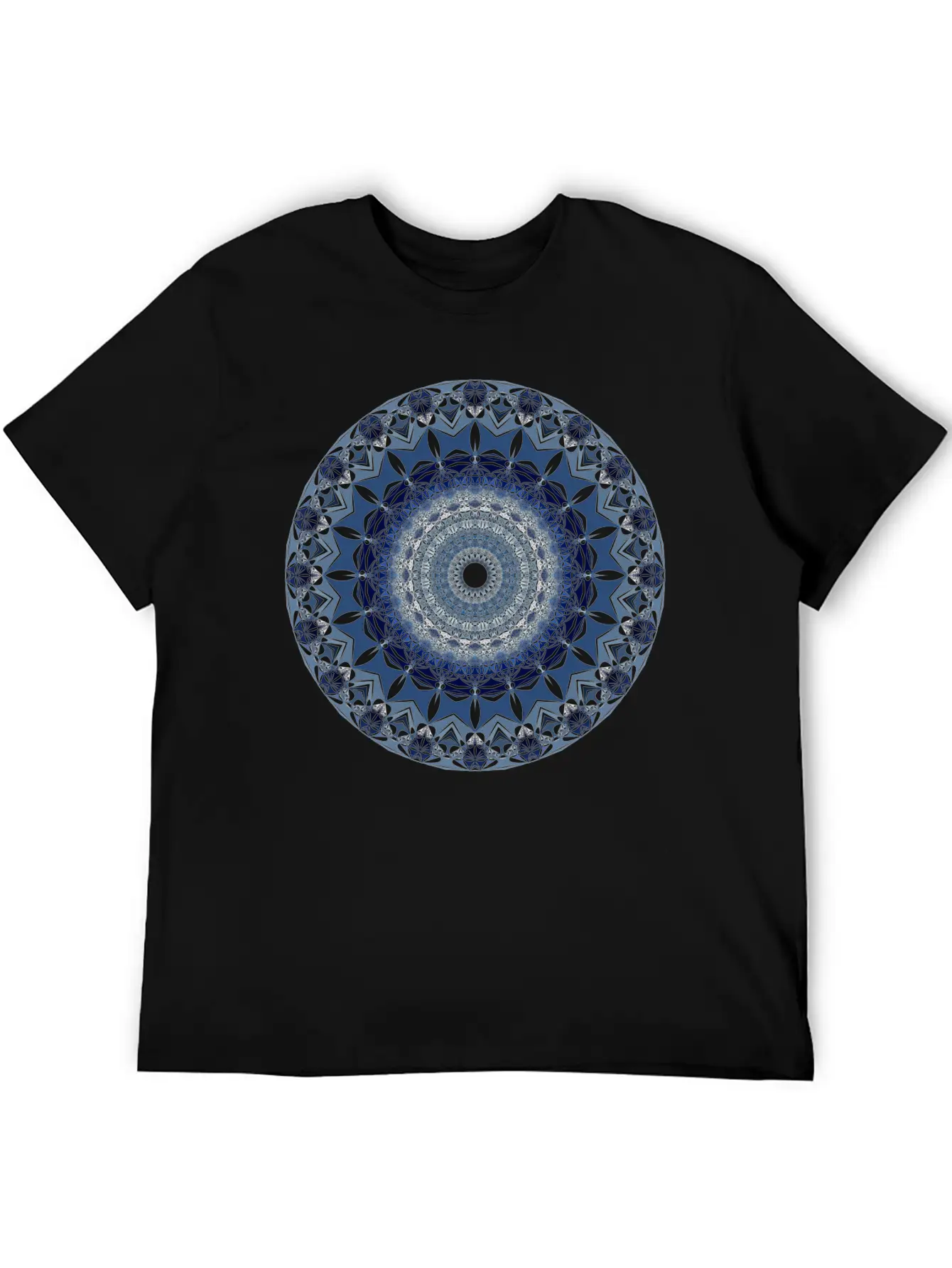 Abstract Art/Mandala Flower Unisex Casual T-Shirt – Clean Design For Daily Comfort