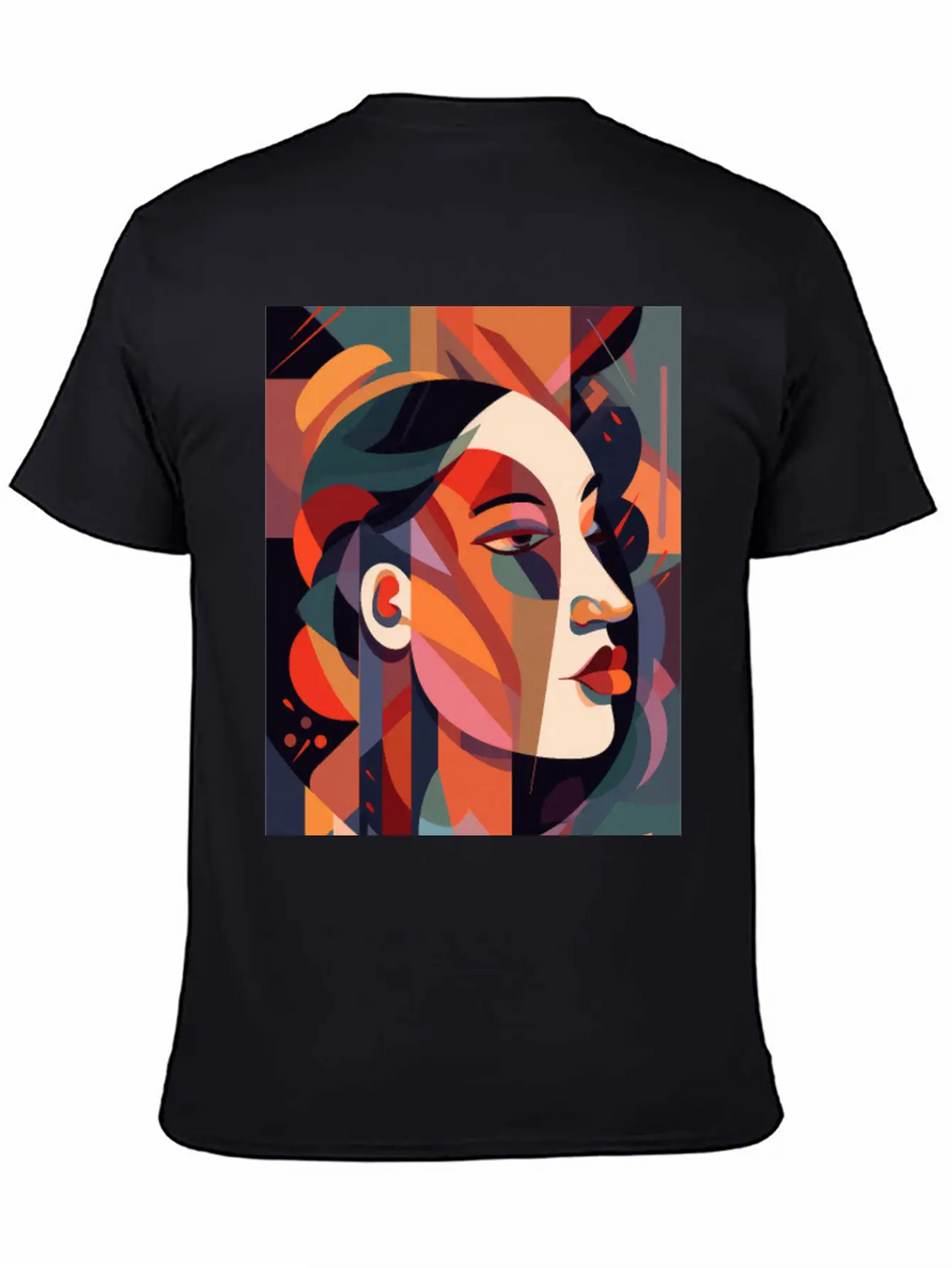 Abstract Face Art - Dreamy And Whimsical Unisex Casual T-Shirt – Clean Design For Daily Comfort
