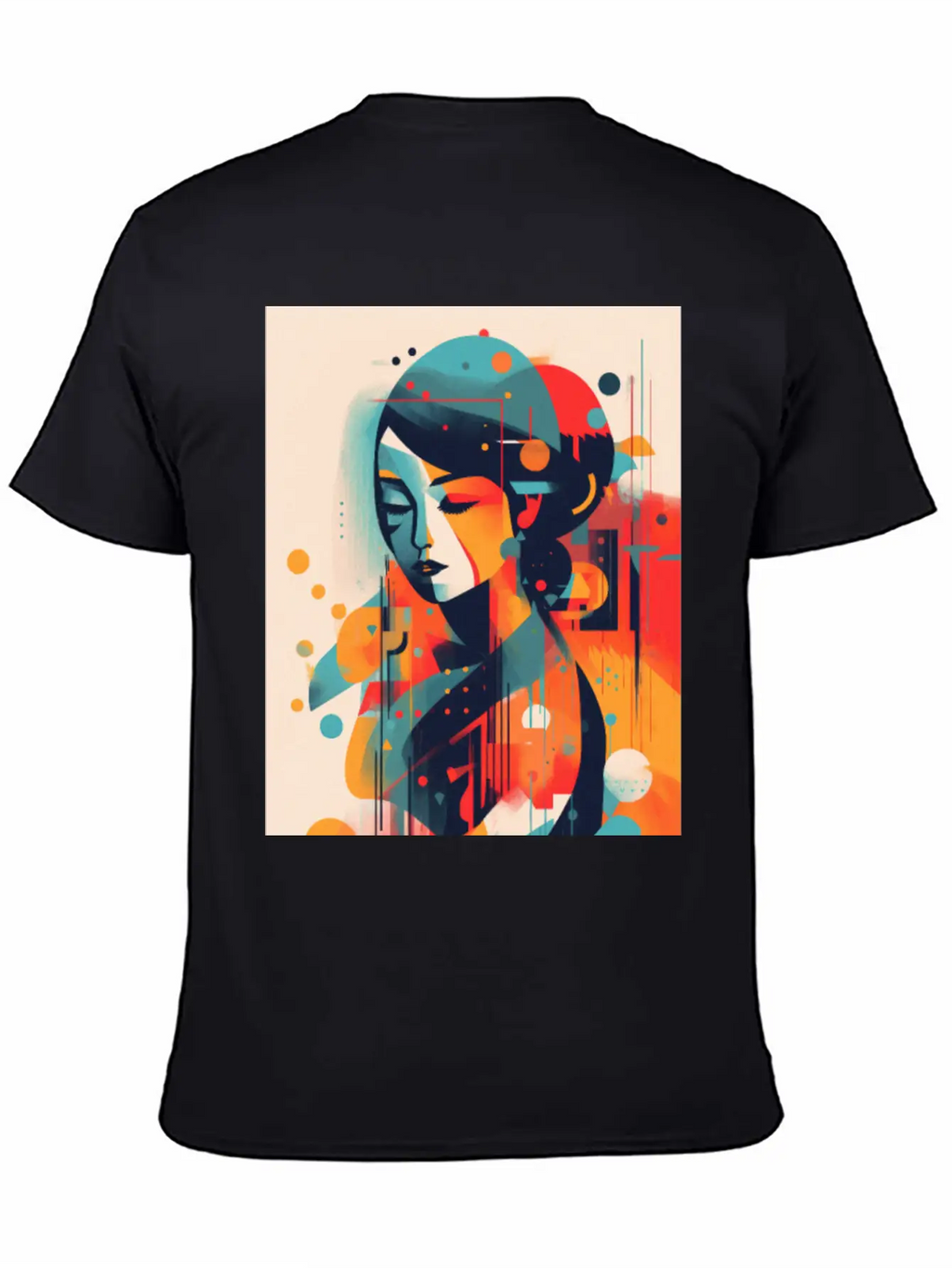 Abstract Face Art - Embracing Imperfection Unisex Casual T-Shirt – Clean Design For Daily Comfort