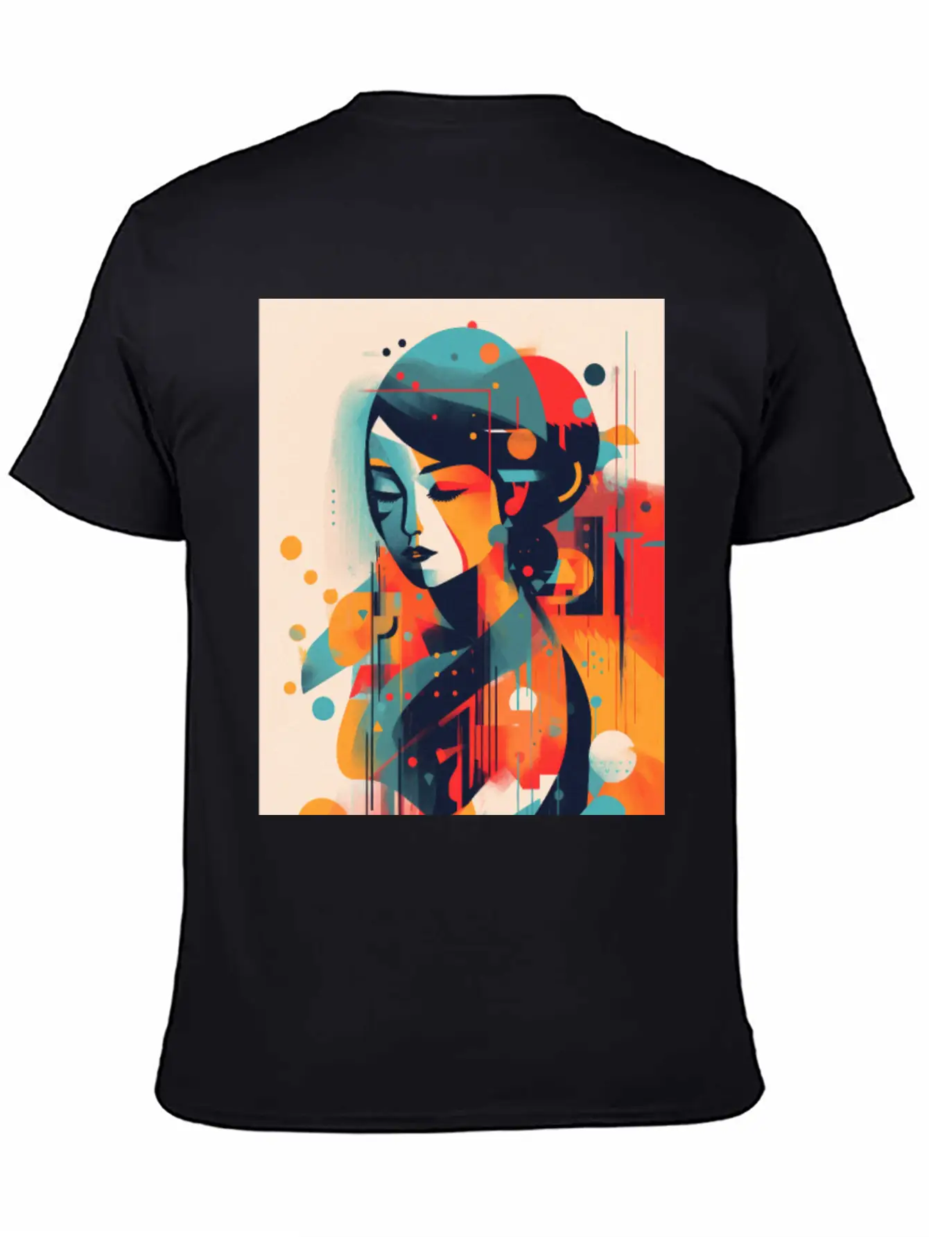 Abstract Face Art - Embracing Imperfection Unisex Casual T-Shirt – Clean Design For Daily Comfort
