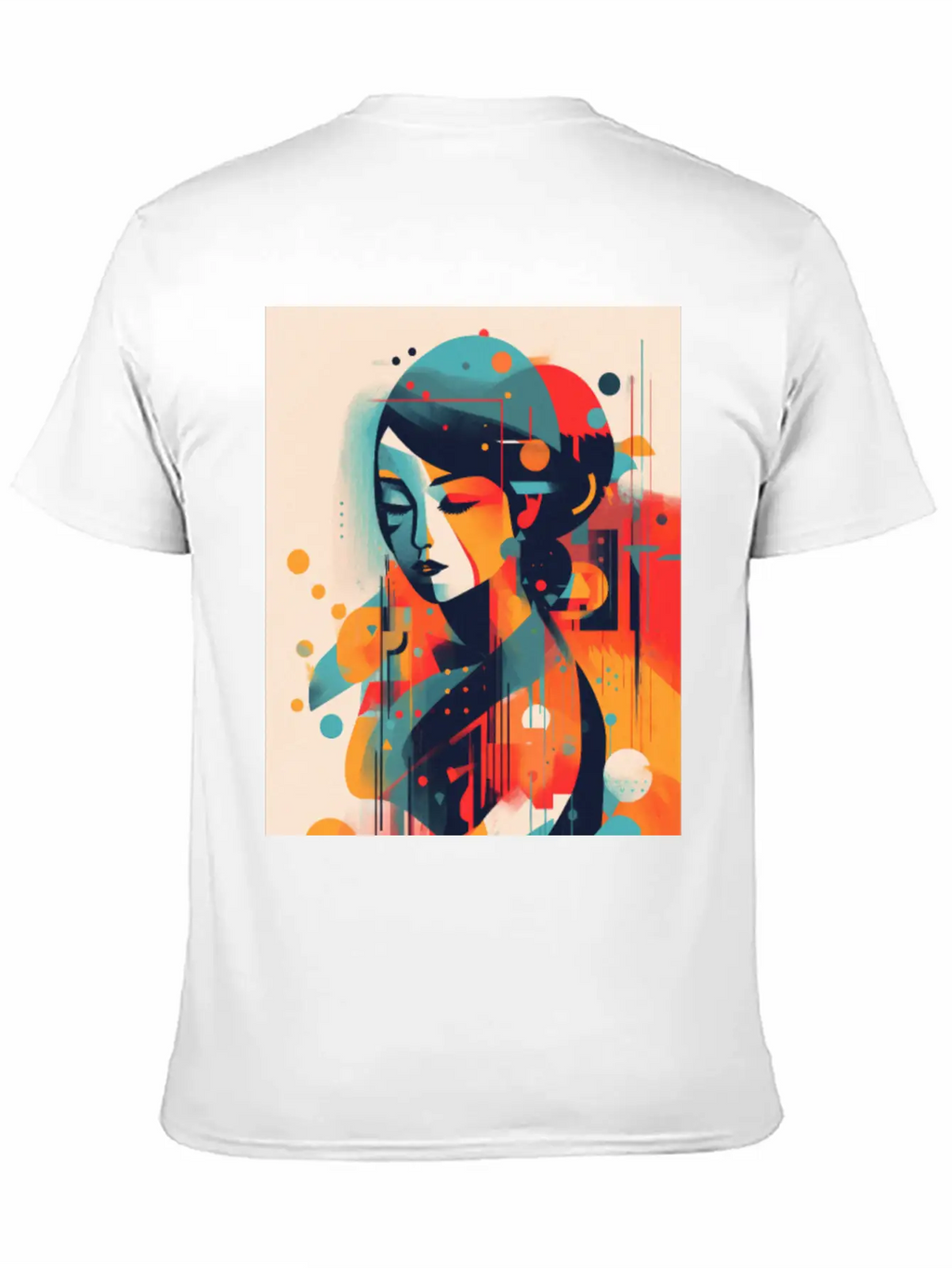 Abstract Face Art - Embracing Imperfection Unisex Casual T-Shirt – Clean Design For Daily Comfort