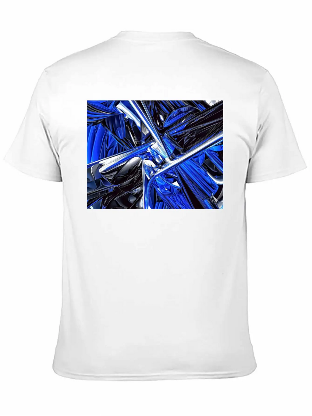 Abstract Futuristic Chaos Stylish Everyday T-Shirt – Unisex Basic Cotton Tee