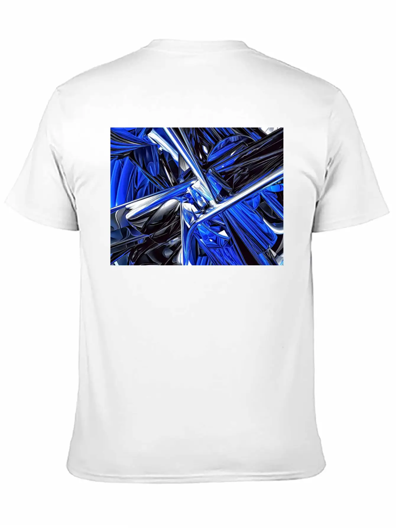 Abstract Futuristic Chaos Stylish Everyday T-Shirt – Unisex Basic Cotton Tee