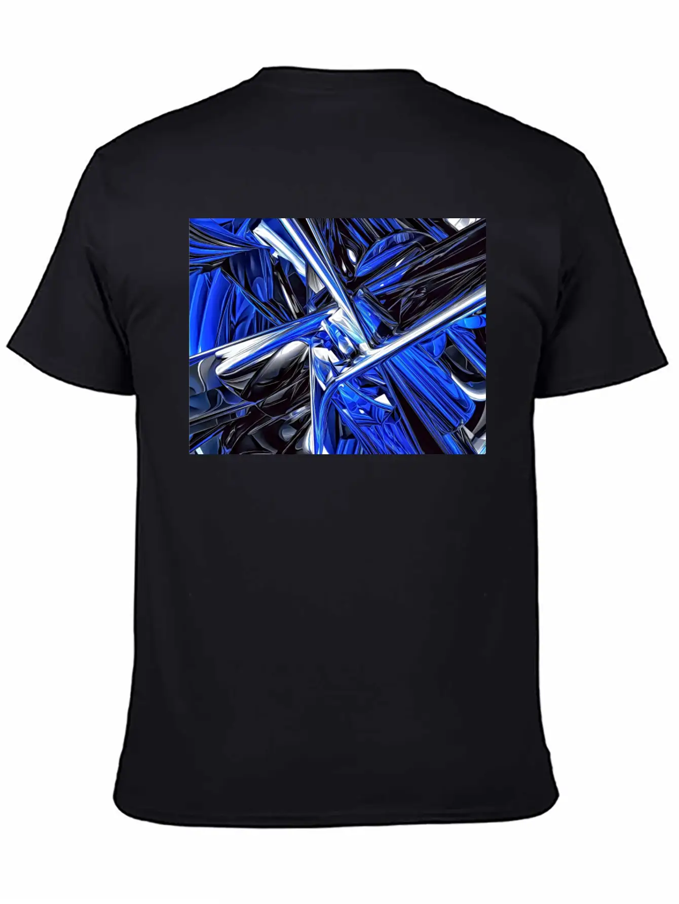 Abstract Futuristic Chaos Stylish Everyday T-Shirt – Unisex Basic Cotton Tee