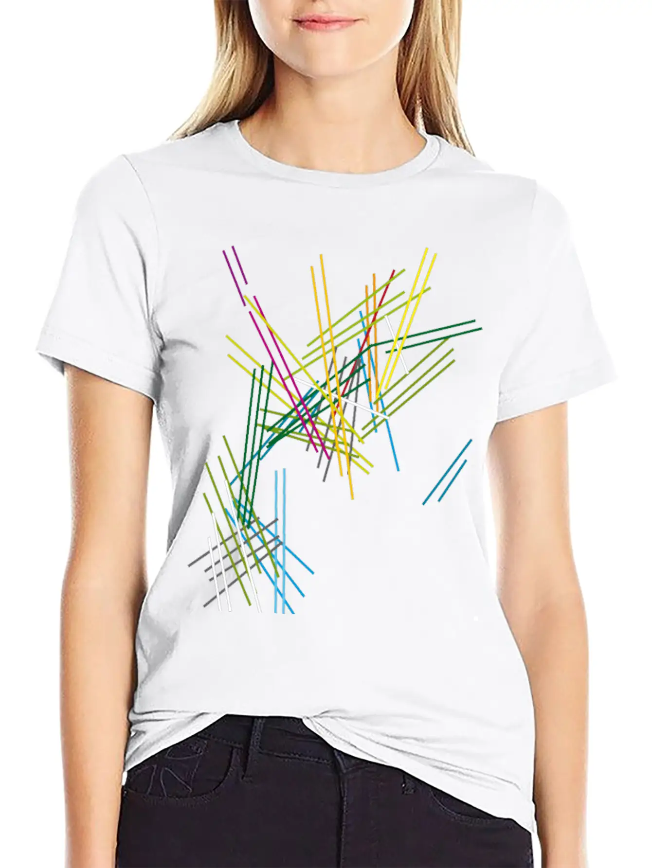 Abstract Scifi Art Essential Cotton Tee For Daily Outfits – Unisex Style