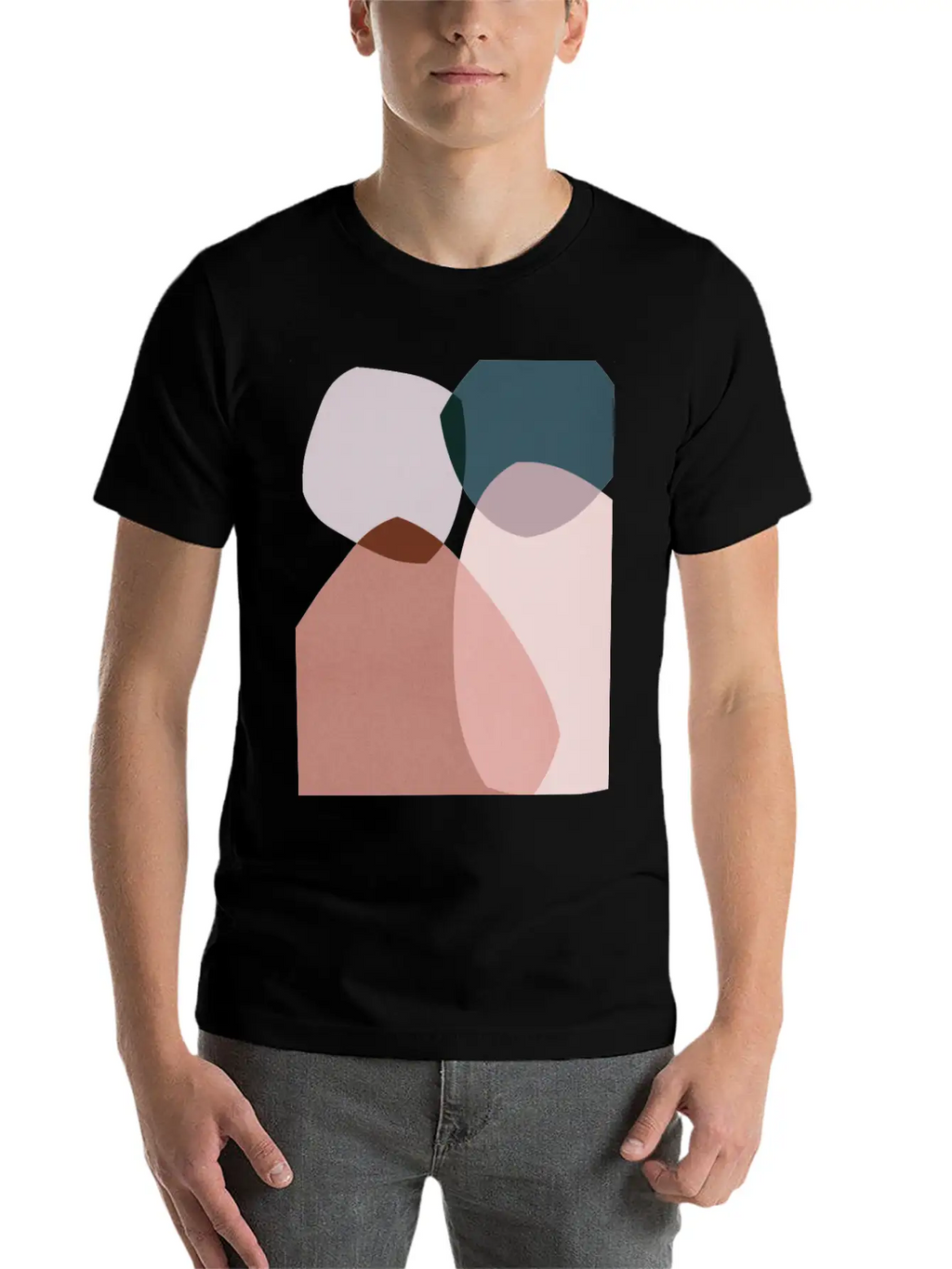 Abstract Shapes 7 Breathable Soft Cotton T-Shirt – Timeless Casual Look