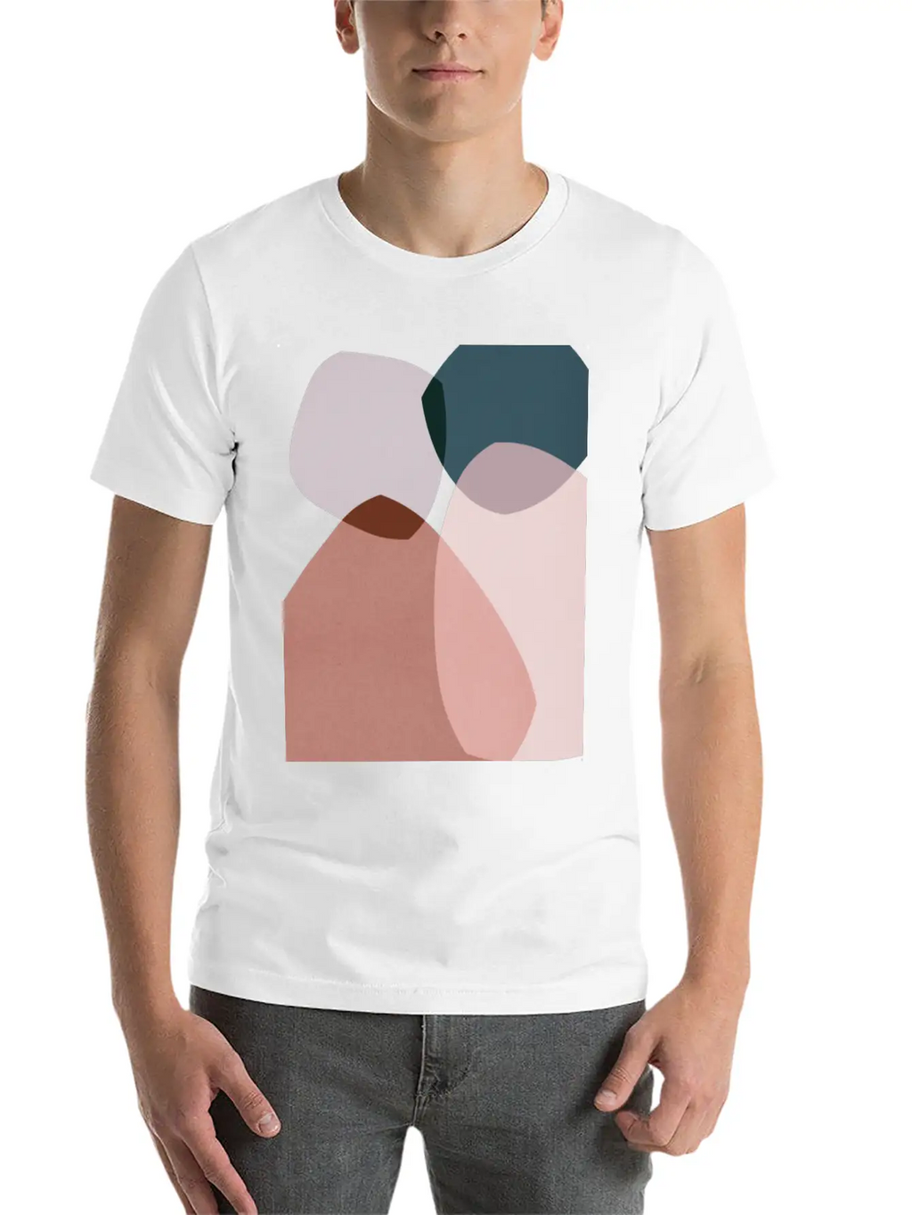 Abstract Shapes 7 Breathable Soft Cotton T-Shirt – Timeless Casual Look