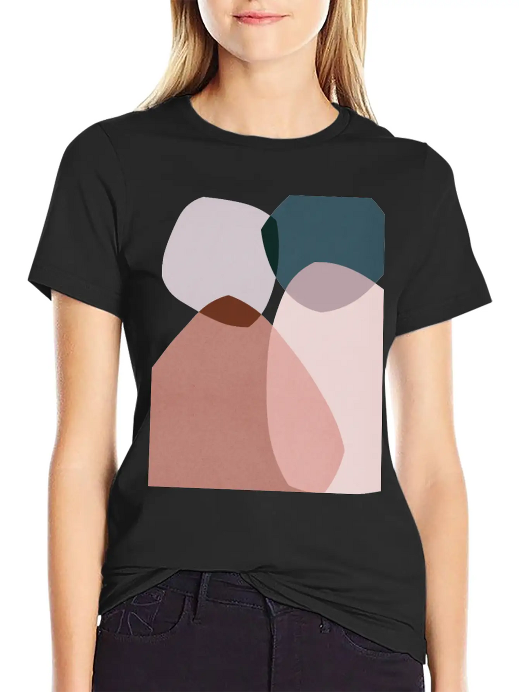 Abstract Shapes 7 Breathable Soft Cotton T-Shirt – Timeless Casual Look