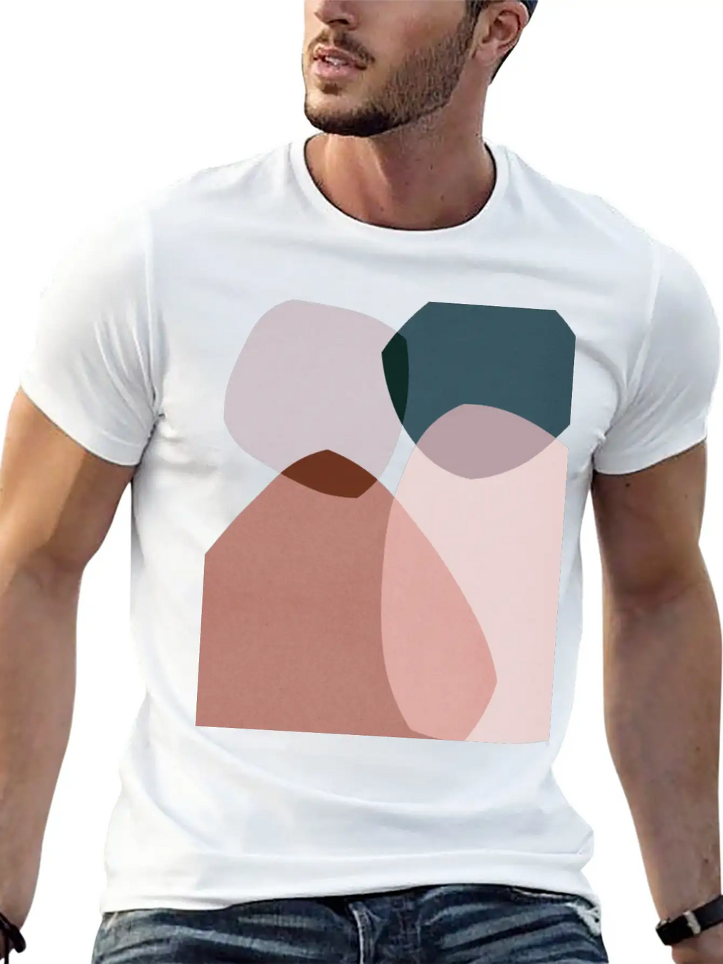 Abstract Shapes 7 Breathable Soft Cotton T-Shirt – Timeless Casual Look