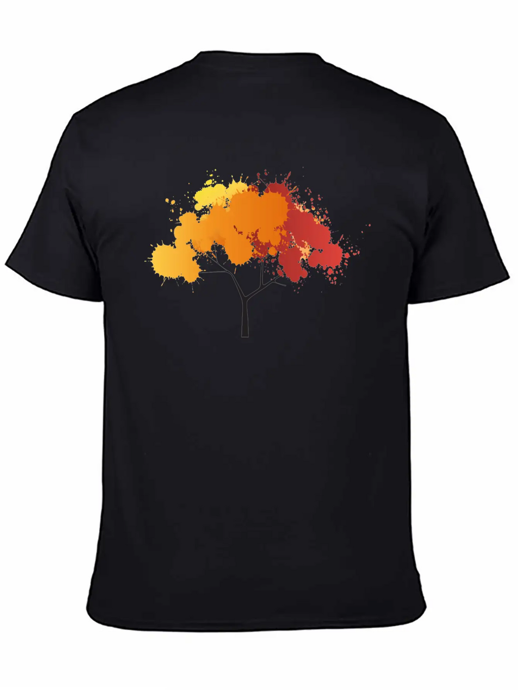 Abstract Tree Unisex Casual T-Shirt – Clean Design For Daily Comfort
