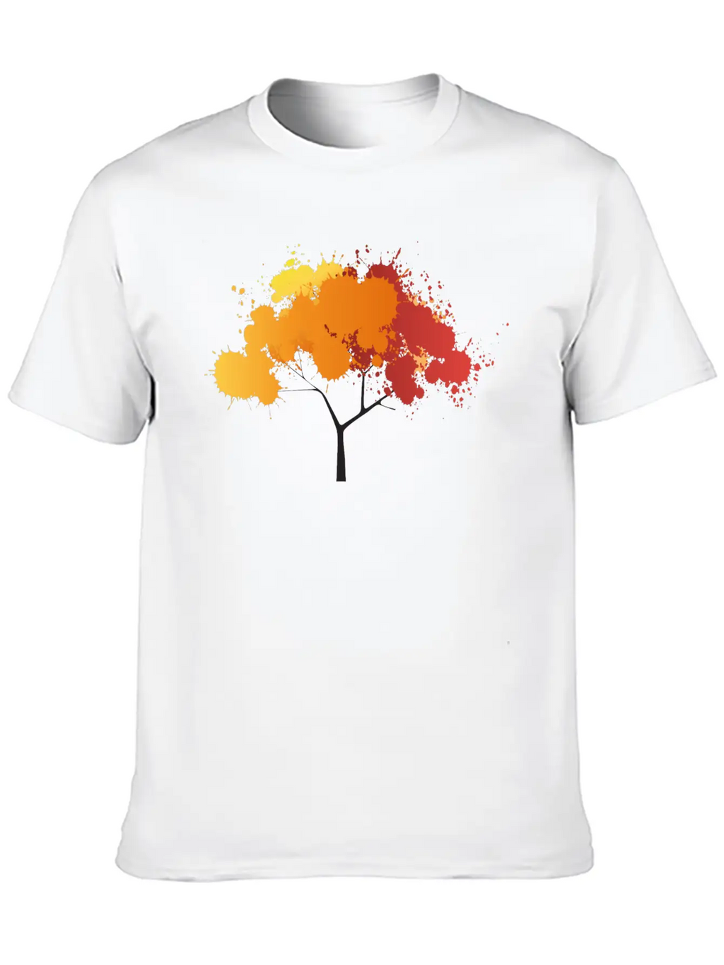Abstract Tree Unisex Casual T-Shirt – Clean Design For Daily Comfort