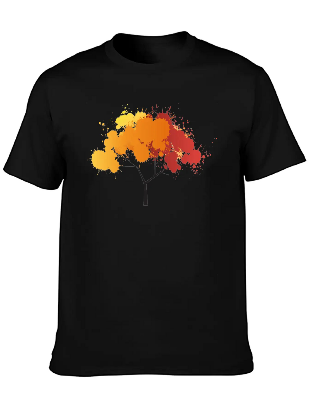Abstract Tree Unisex Casual T-Shirt – Clean Design For Daily Comfort
