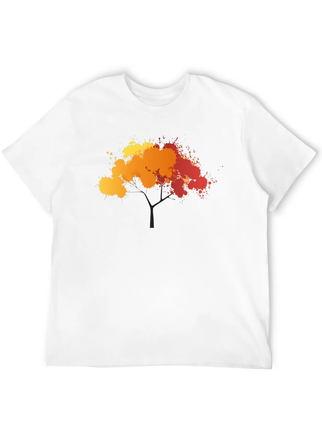 Abstract Tree Unisex Casual T-Shirt – Clean Design For Daily Comfort