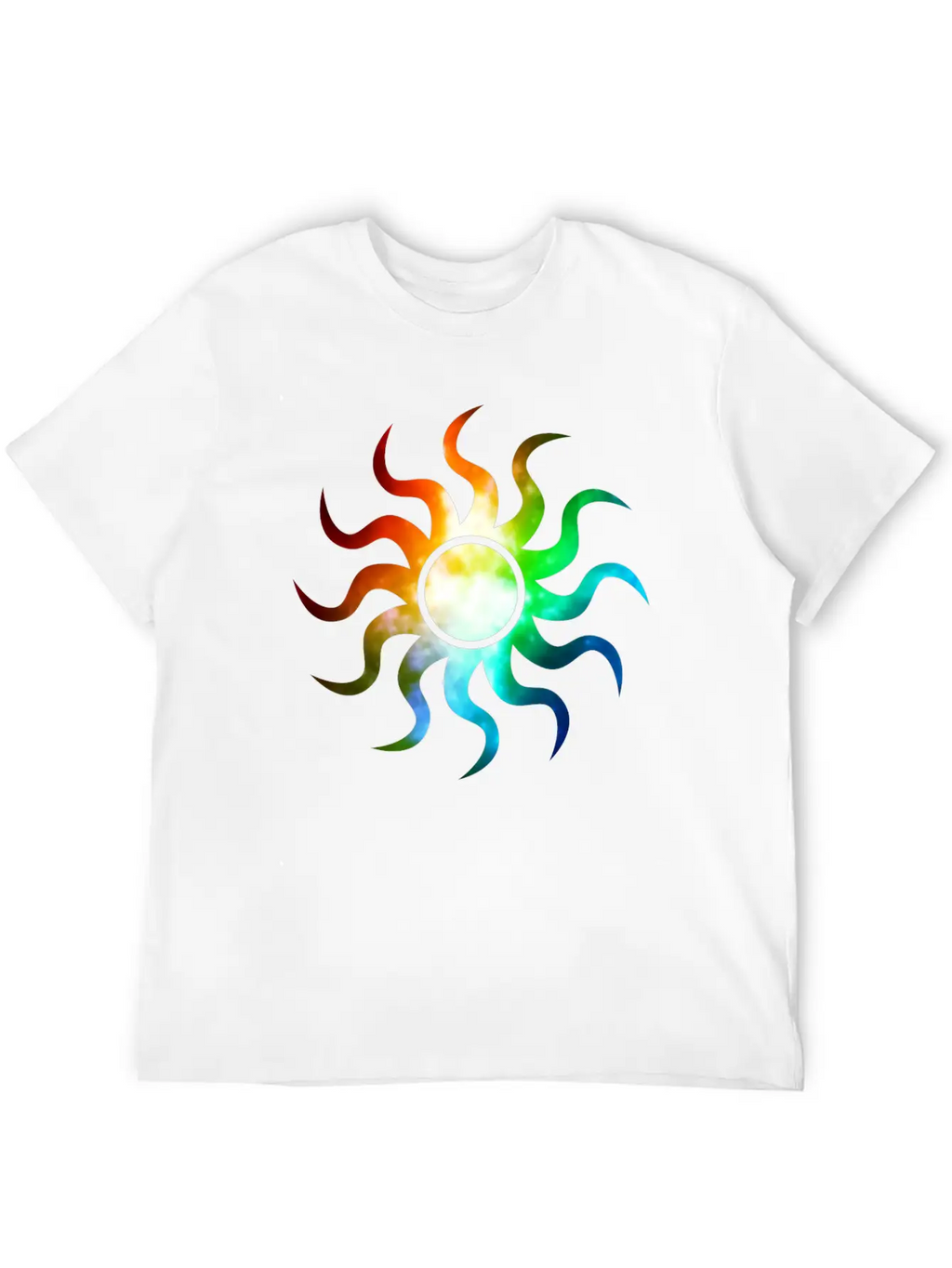 Abstract Unisex Short Sleeve Soft Cotton T-Shirt – Casual Everyday Wear