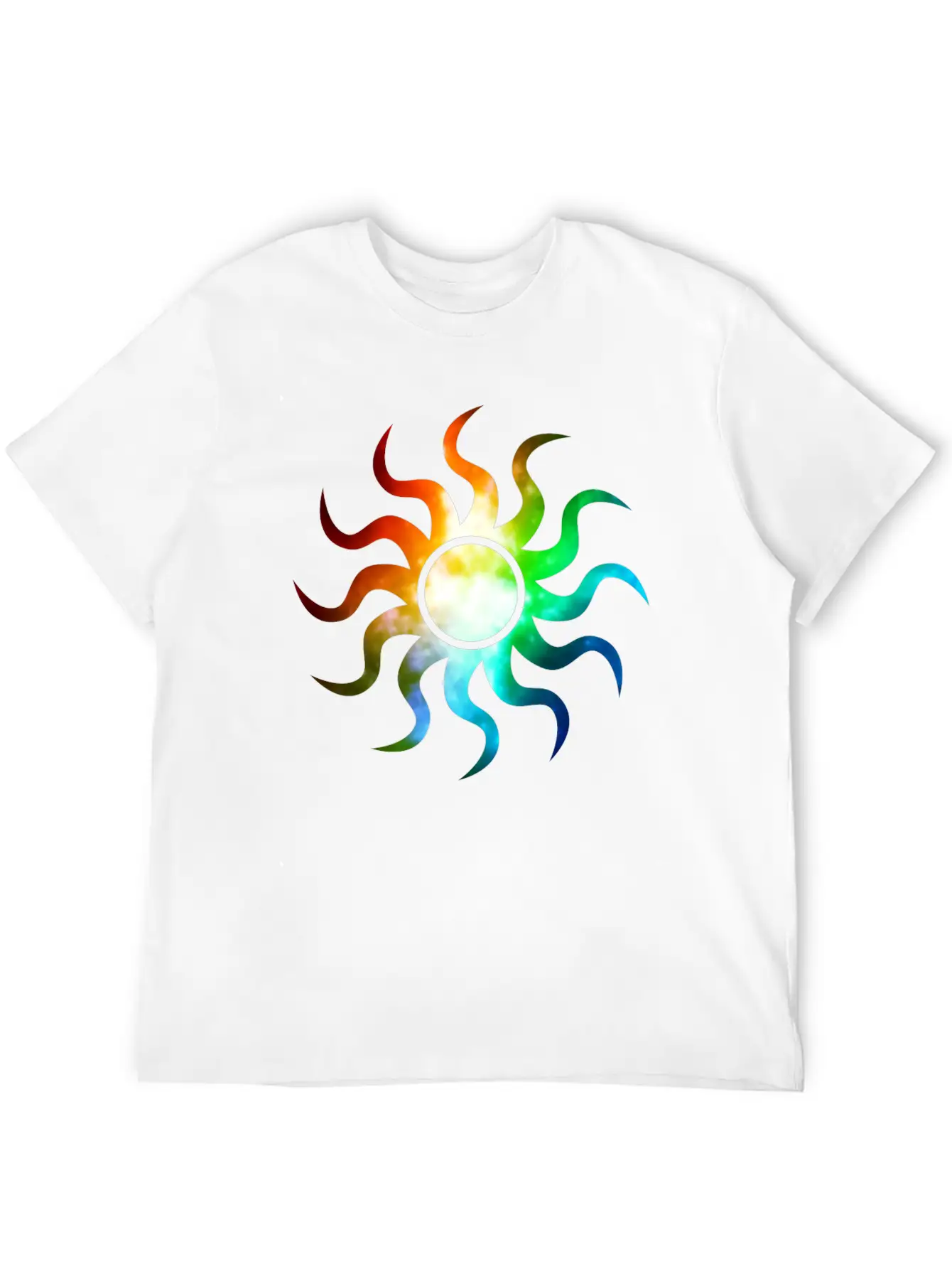 Abstract Unisex Short Sleeve Soft Cotton T-Shirt – Casual Everyday Wear