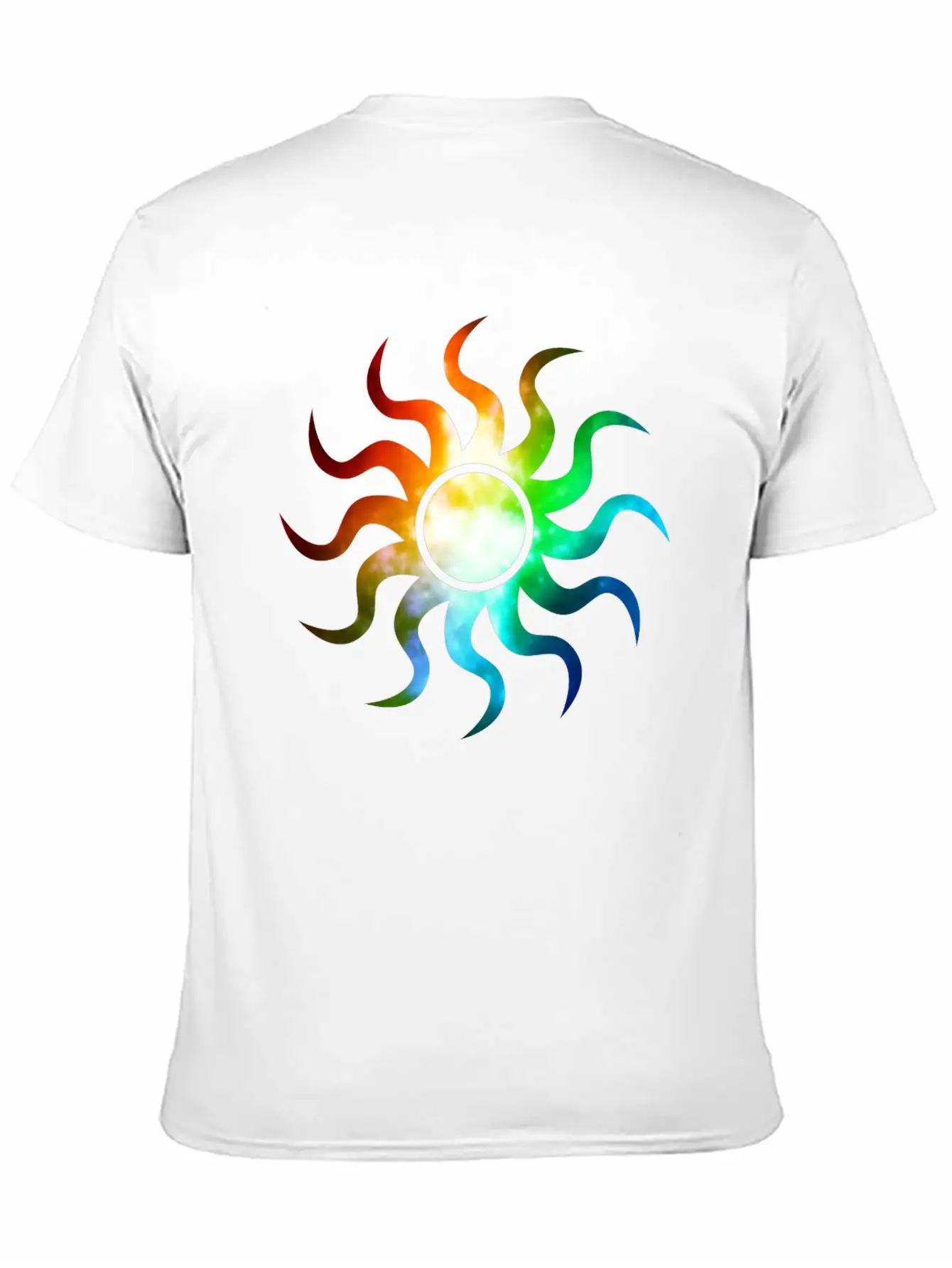Abstract Unisex Short Sleeve Soft Cotton T-Shirt – Casual Everyday Wear