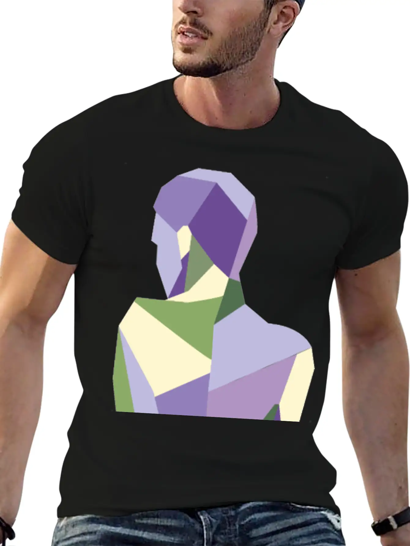 Abstract Woman 1 Casual Graphic T-Shirt – Simple And Comfortable Daily Wear