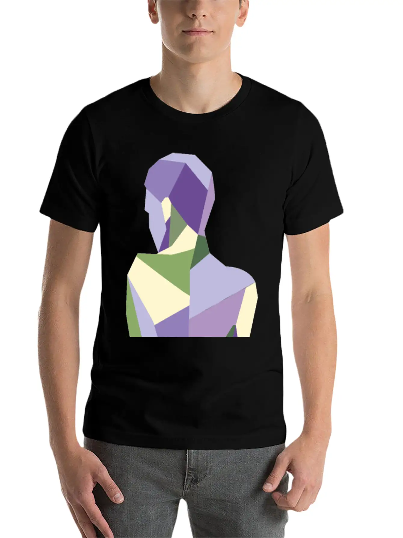 Abstract Woman 1 Casual Graphic T-Shirt – Simple And Comfortable Daily Wear