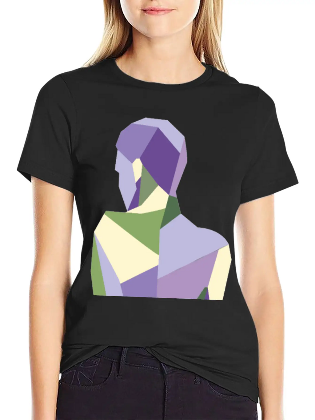 Abstract Woman 1 Casual Graphic T-Shirt – Simple And Comfortable Daily Wear