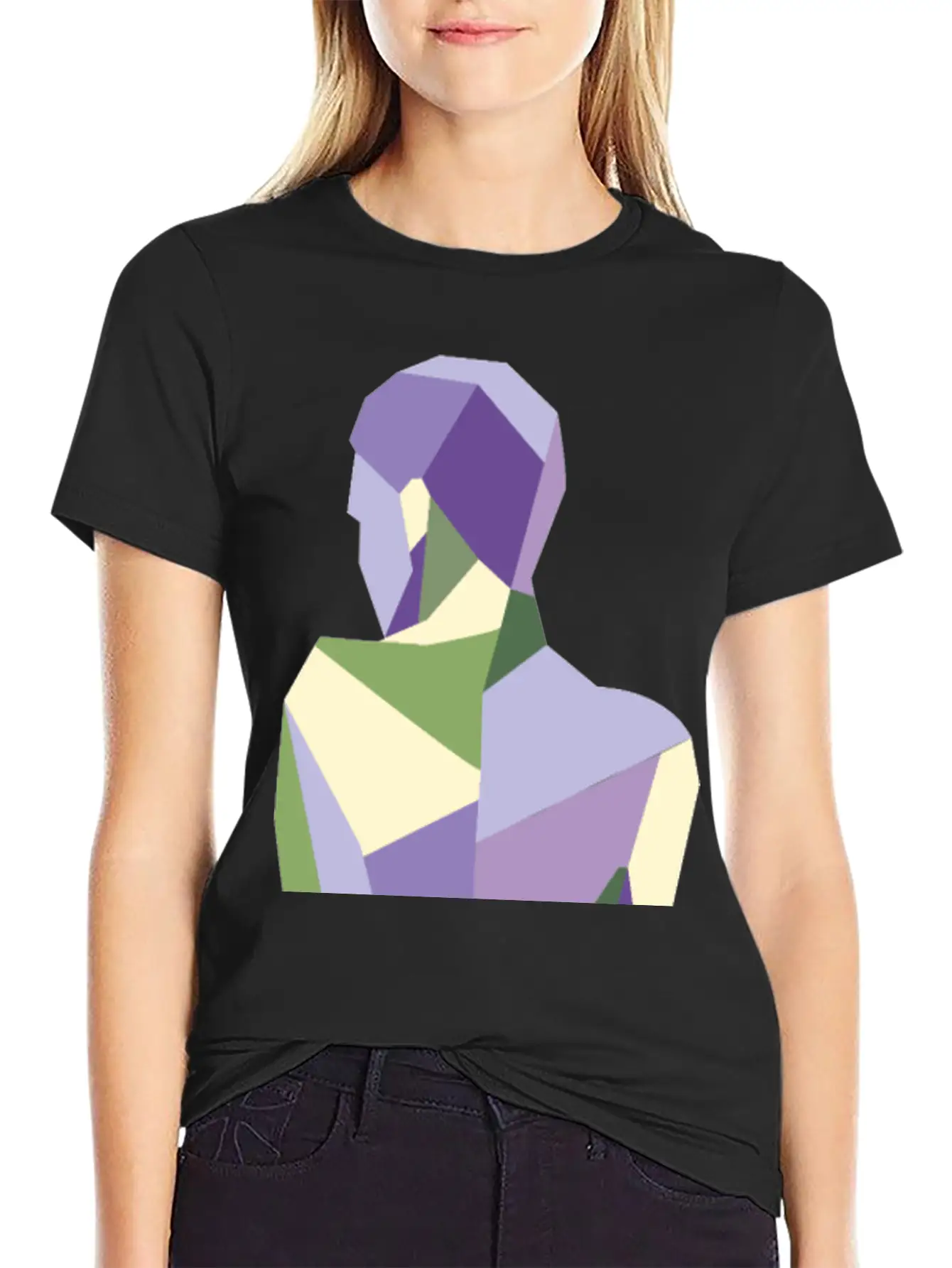 Abstract Woman 1 Casual Graphic T-Shirt – Simple And Comfortable Daily Wear