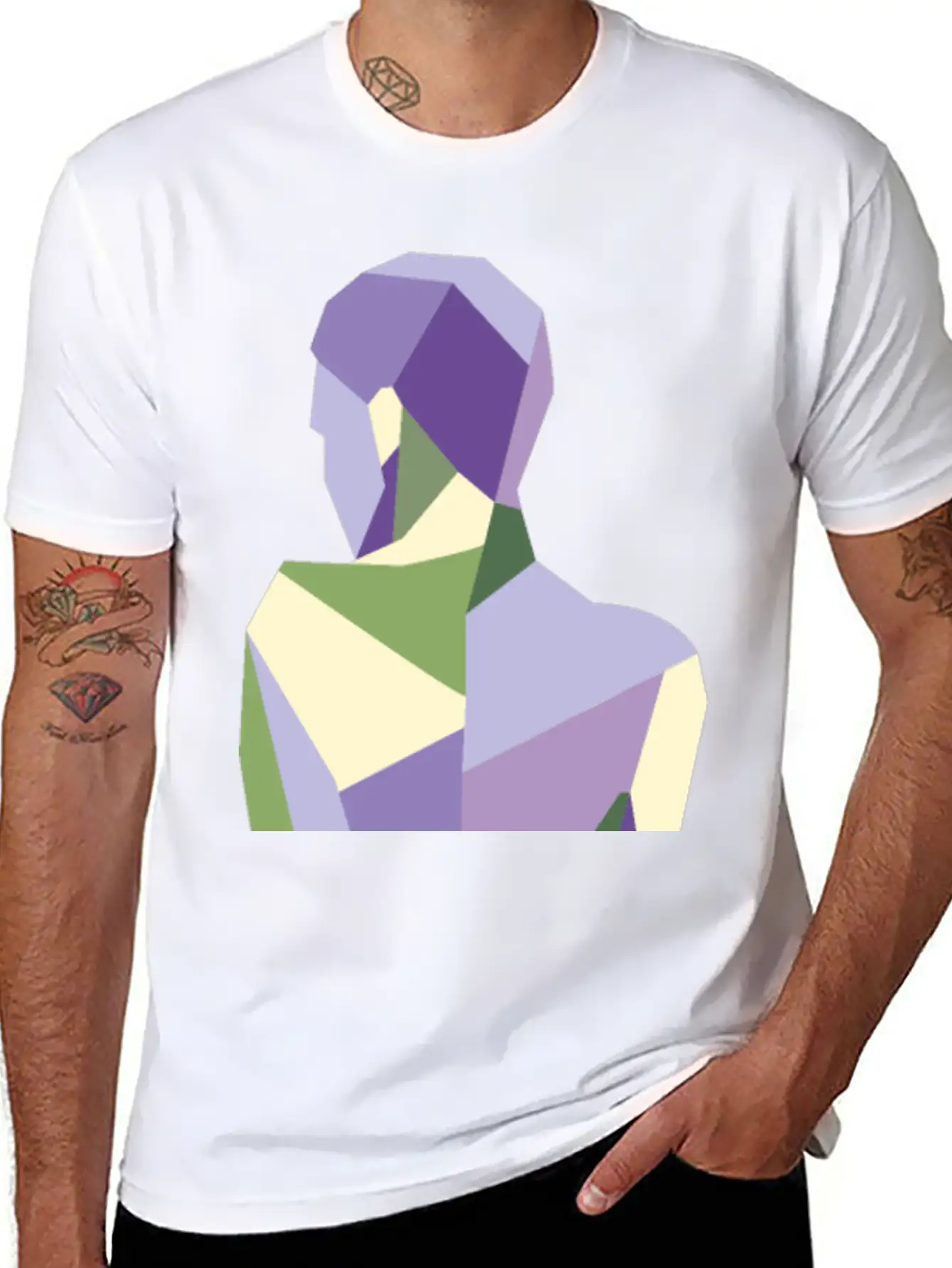 Abstract Woman 1 Casual Graphic T-Shirt – Simple And Comfortable Daily Wear