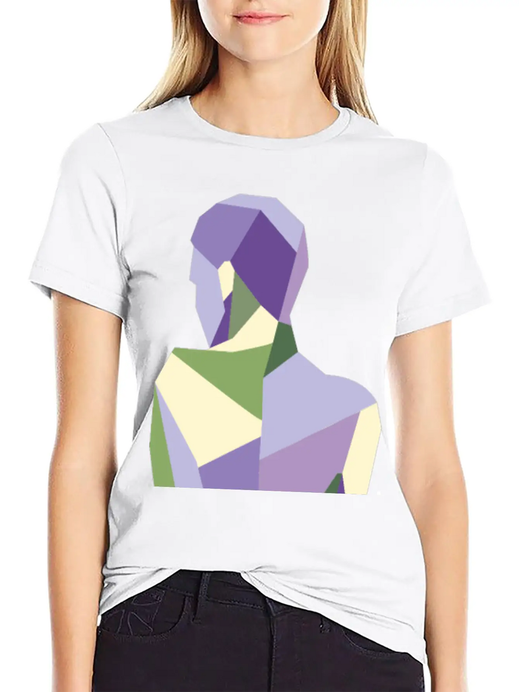 Abstract Woman 1 Casual Graphic T-Shirt – Simple And Comfortable Daily Wear