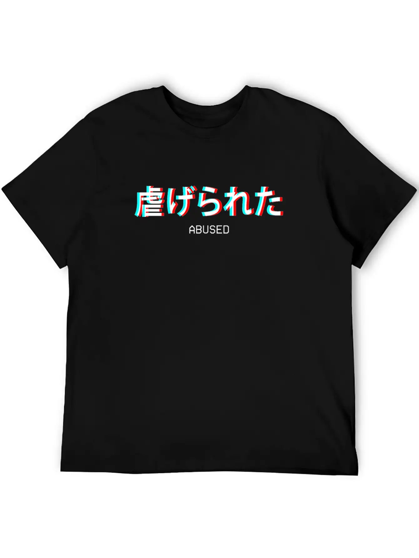 Abused Japanese Vaporwave Aesthetic Gift Classic Fit Graphic Tee For Daily Comfort – Unisex Cotton Shirt