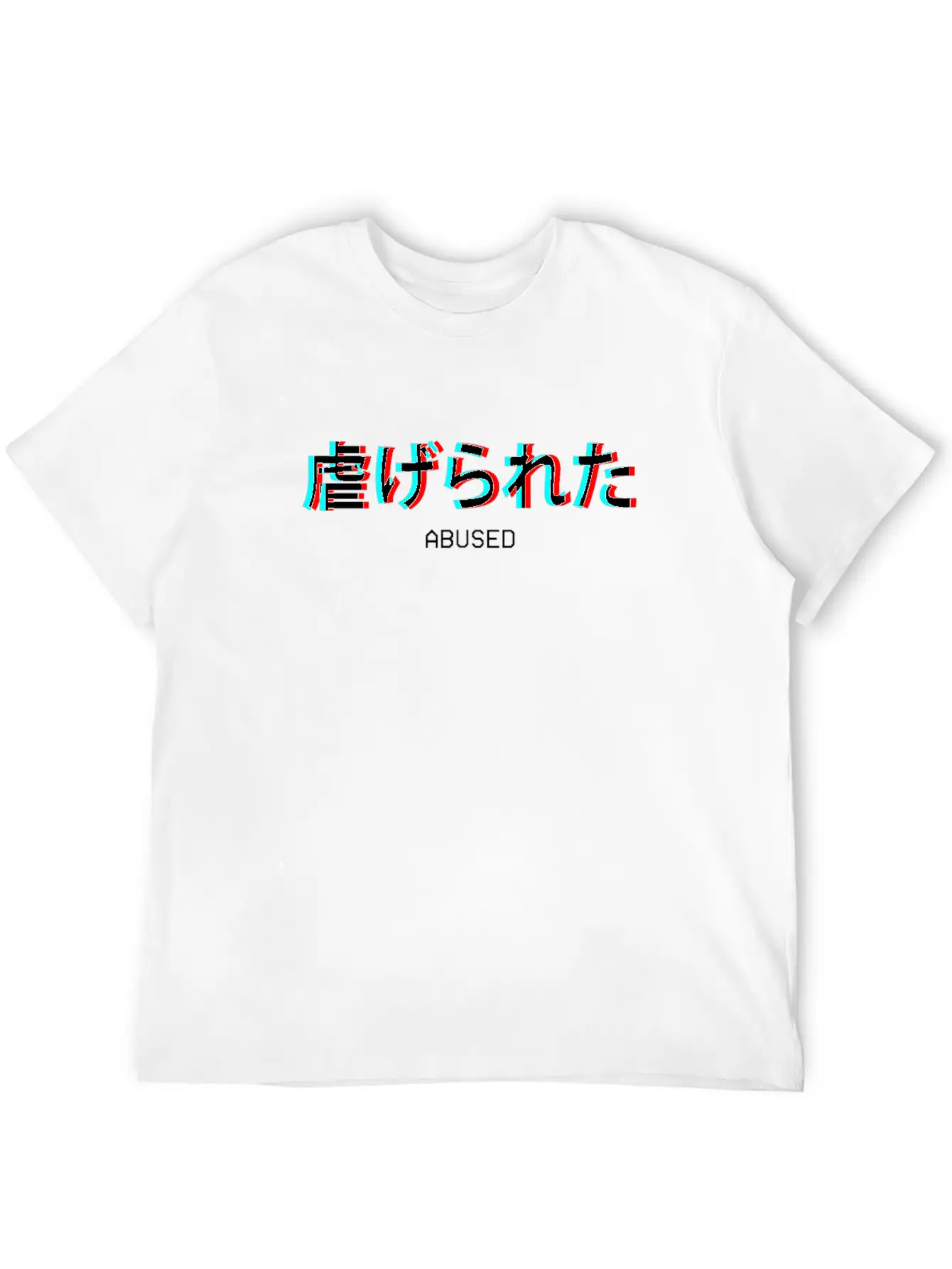 Abused Japanese Vaporwave Aesthetic Gift Classic Fit Graphic Tee For Daily Comfort – Unisex Cotton Shirt