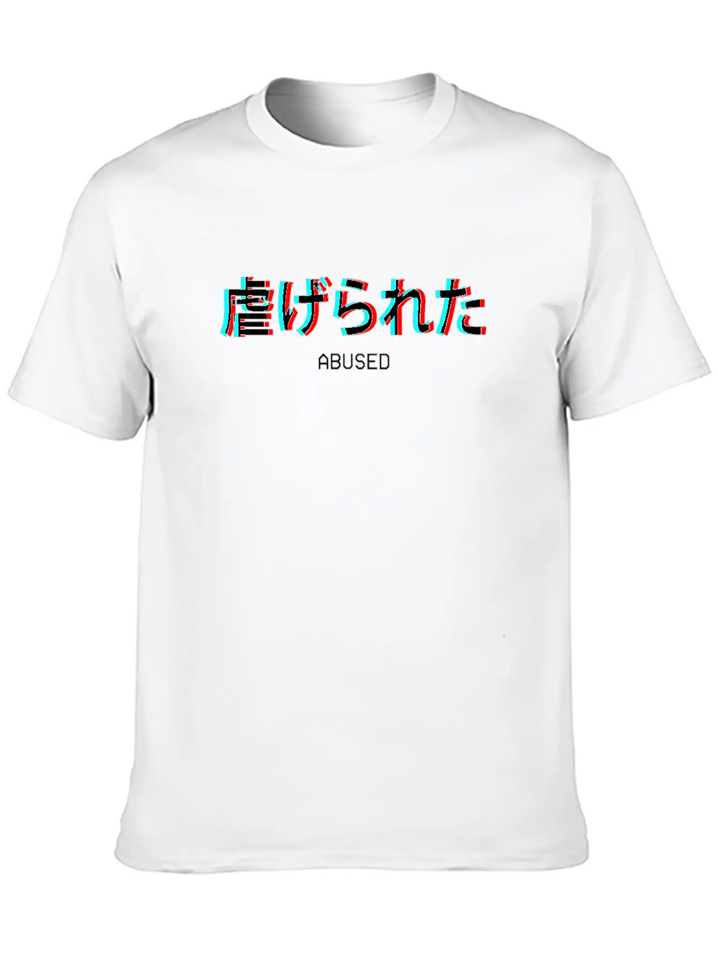 Abused Japanese Vaporwave Aesthetic Gift Classic Fit Graphic Tee For Daily Comfort – Unisex Cotton Shirt