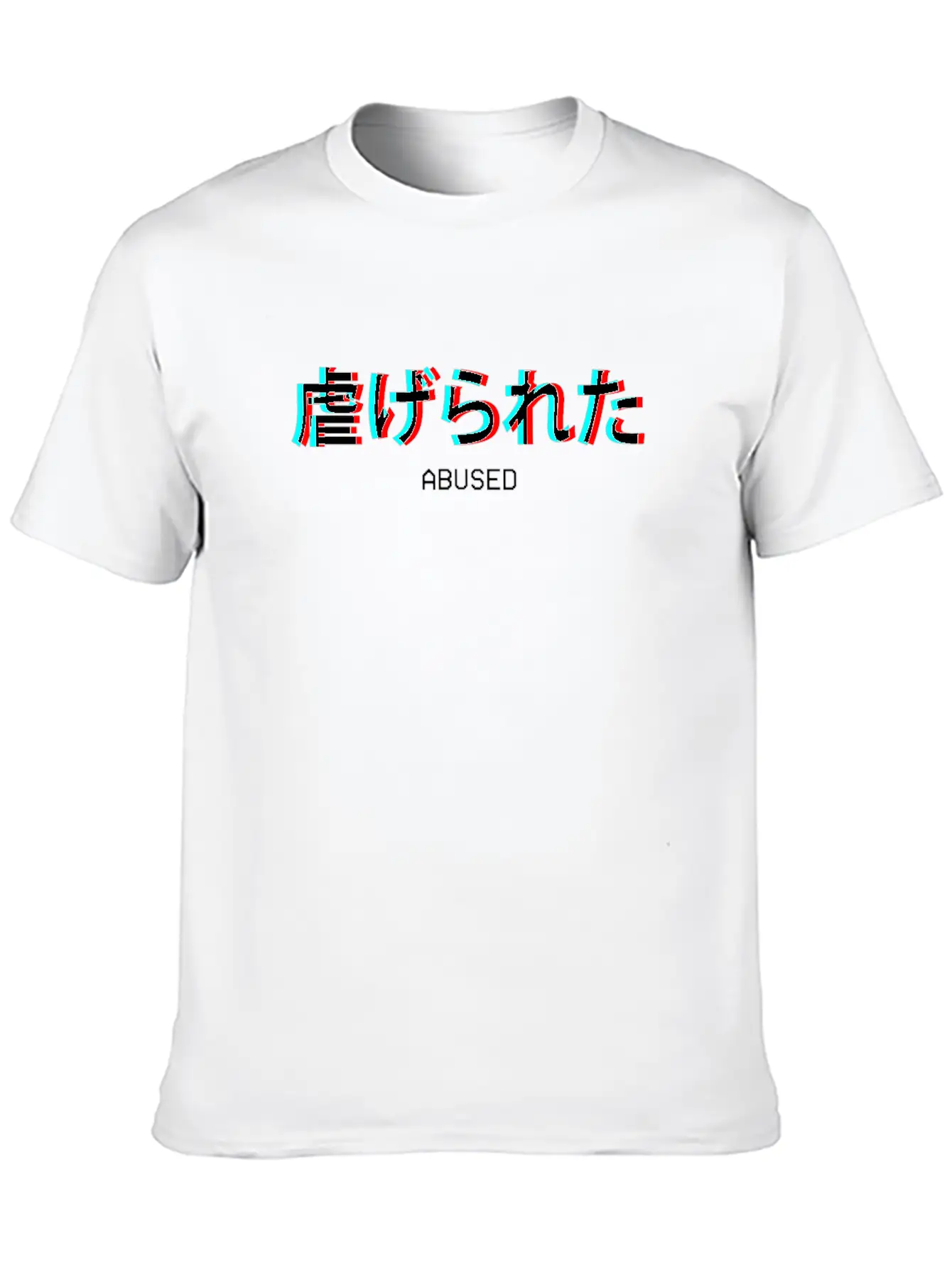 Abused Japanese Vaporwave Aesthetic Gift Classic Fit Graphic Tee For Daily Comfort – Unisex Cotton Shirt