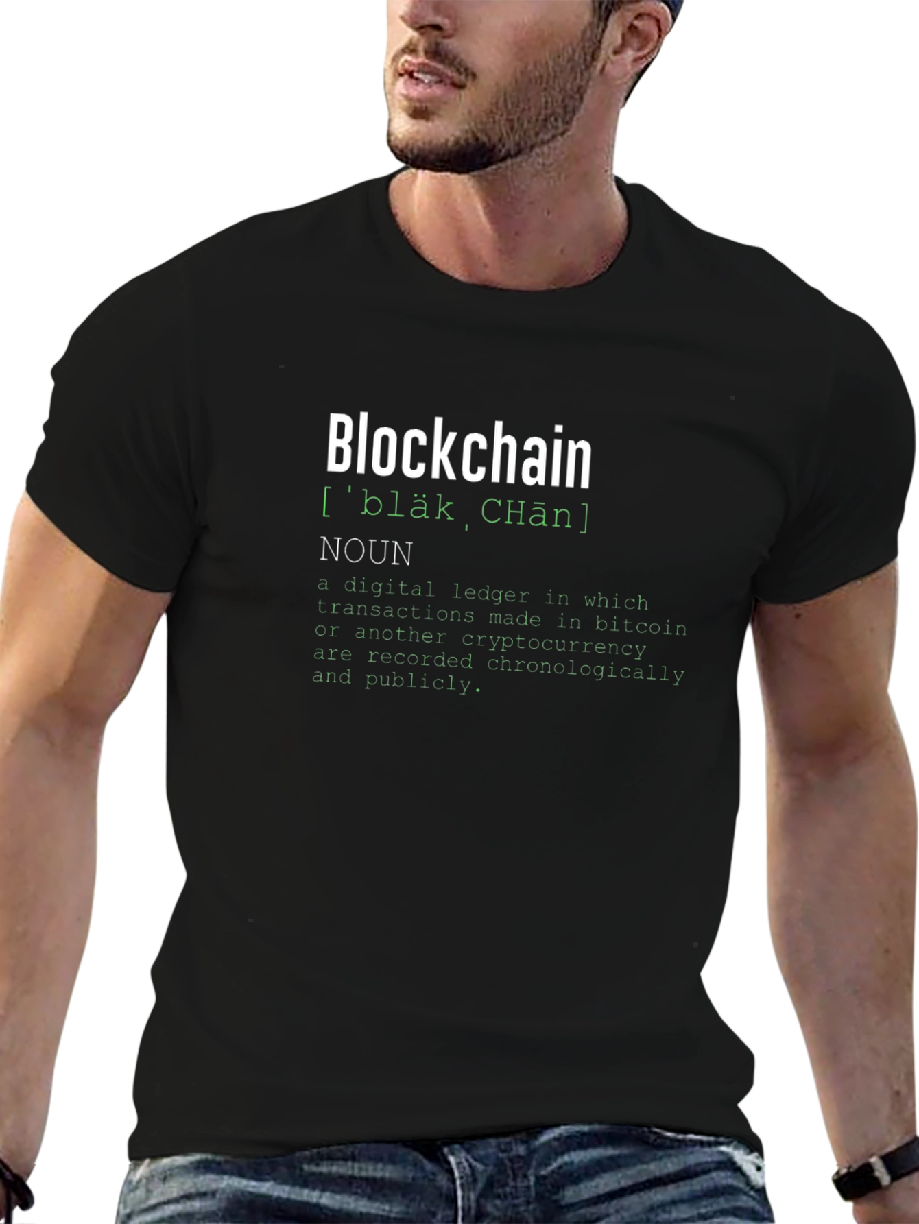 Blockchain Definition T-Shirt - Crypto Tee
