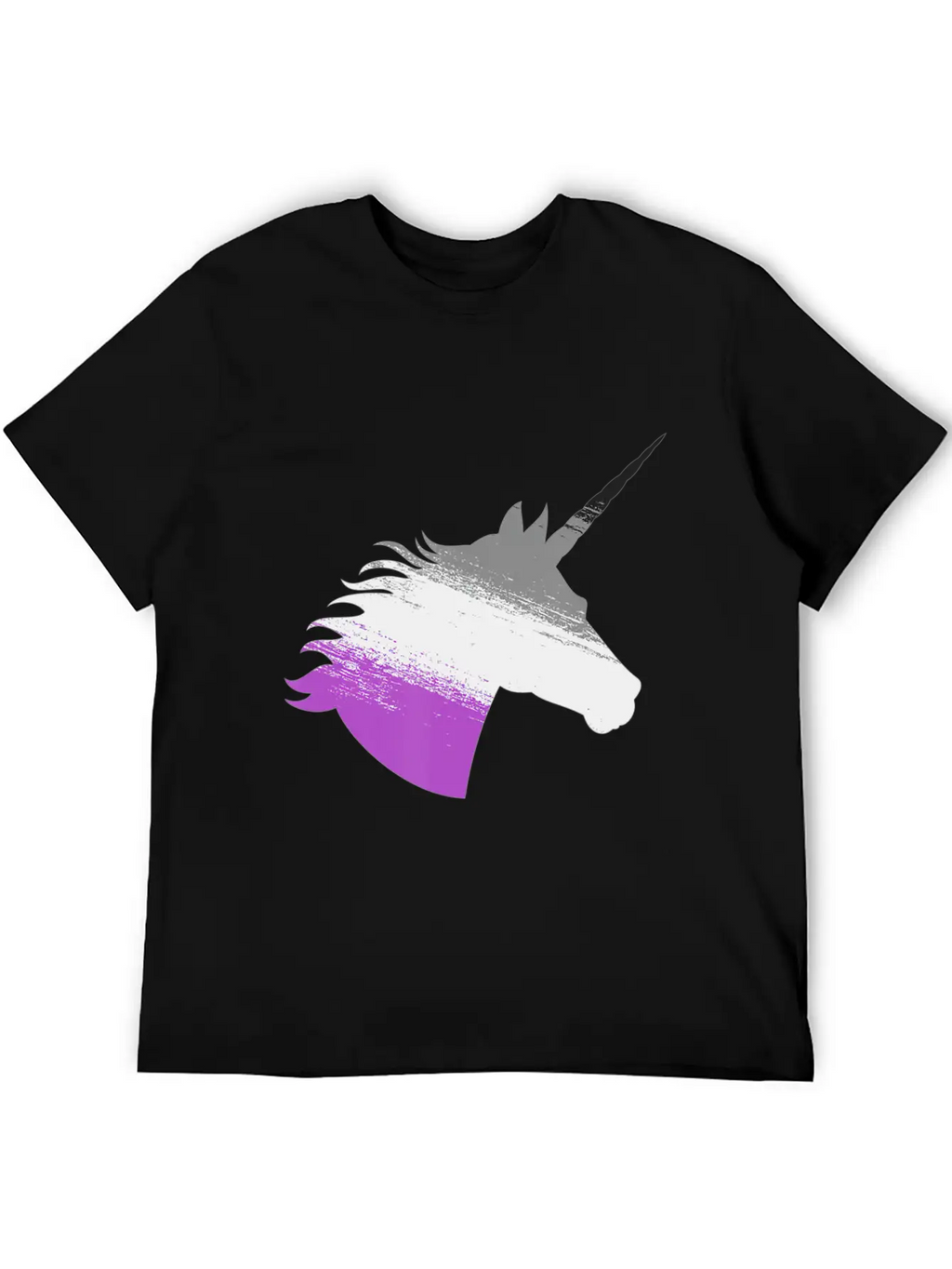 Ace Asexual Unicorn LGBTA Pride Stuff March Pride Unisex Short Sleeve Soft Cotton T-Shirt – Casual Everyday Wear
