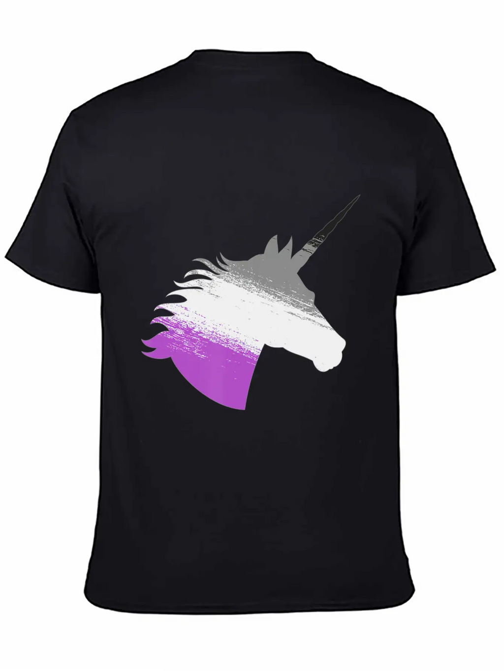 Ace Asexual Unicorn LGBTA Pride Stuff March Pride Unisex Short Sleeve Soft Cotton T-Shirt – Casual Everyday Wear