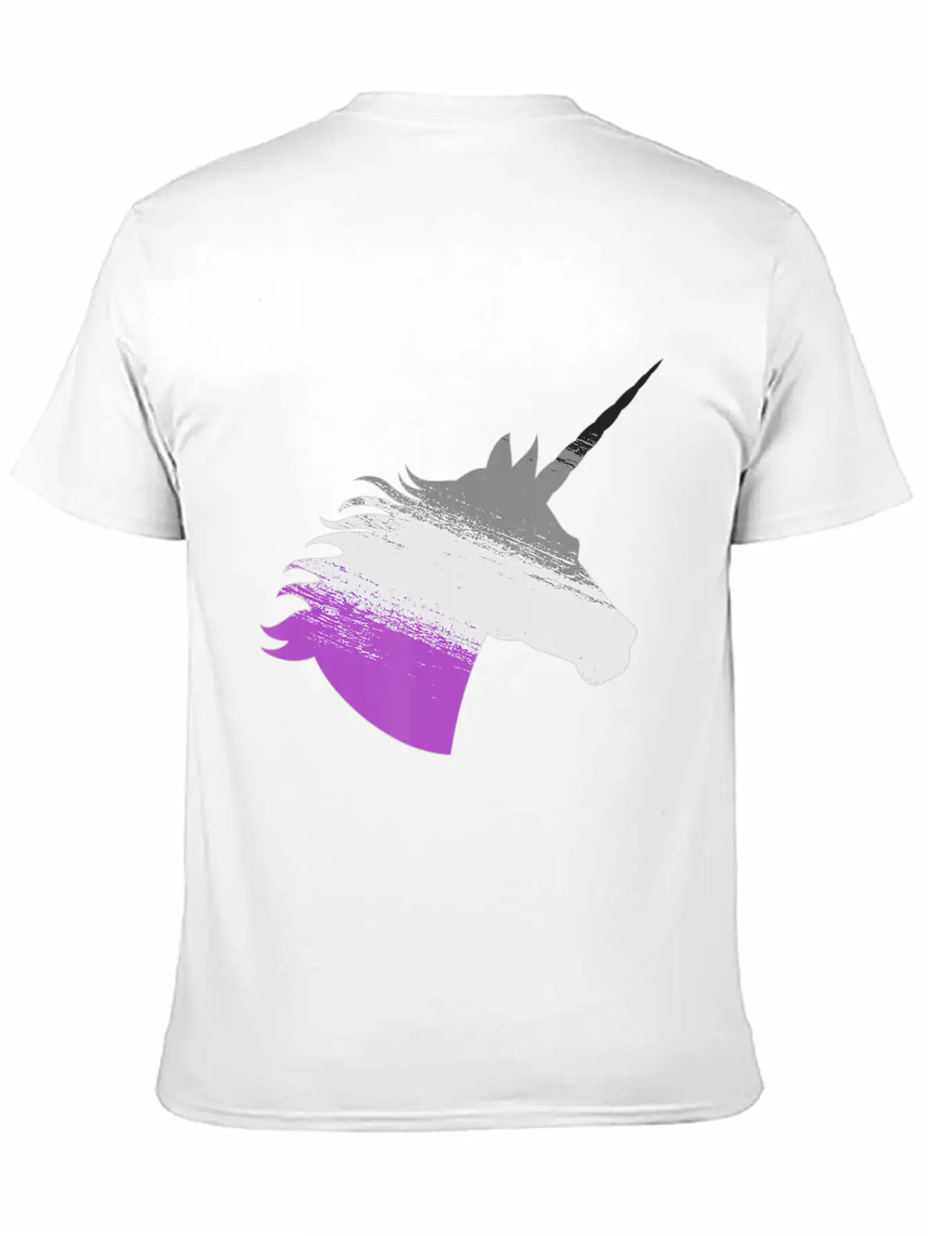 Ace Asexual Unicorn LGBTA Pride Stuff March Pride Unisex Short Sleeve Soft Cotton T-Shirt – Casual Everyday Wear