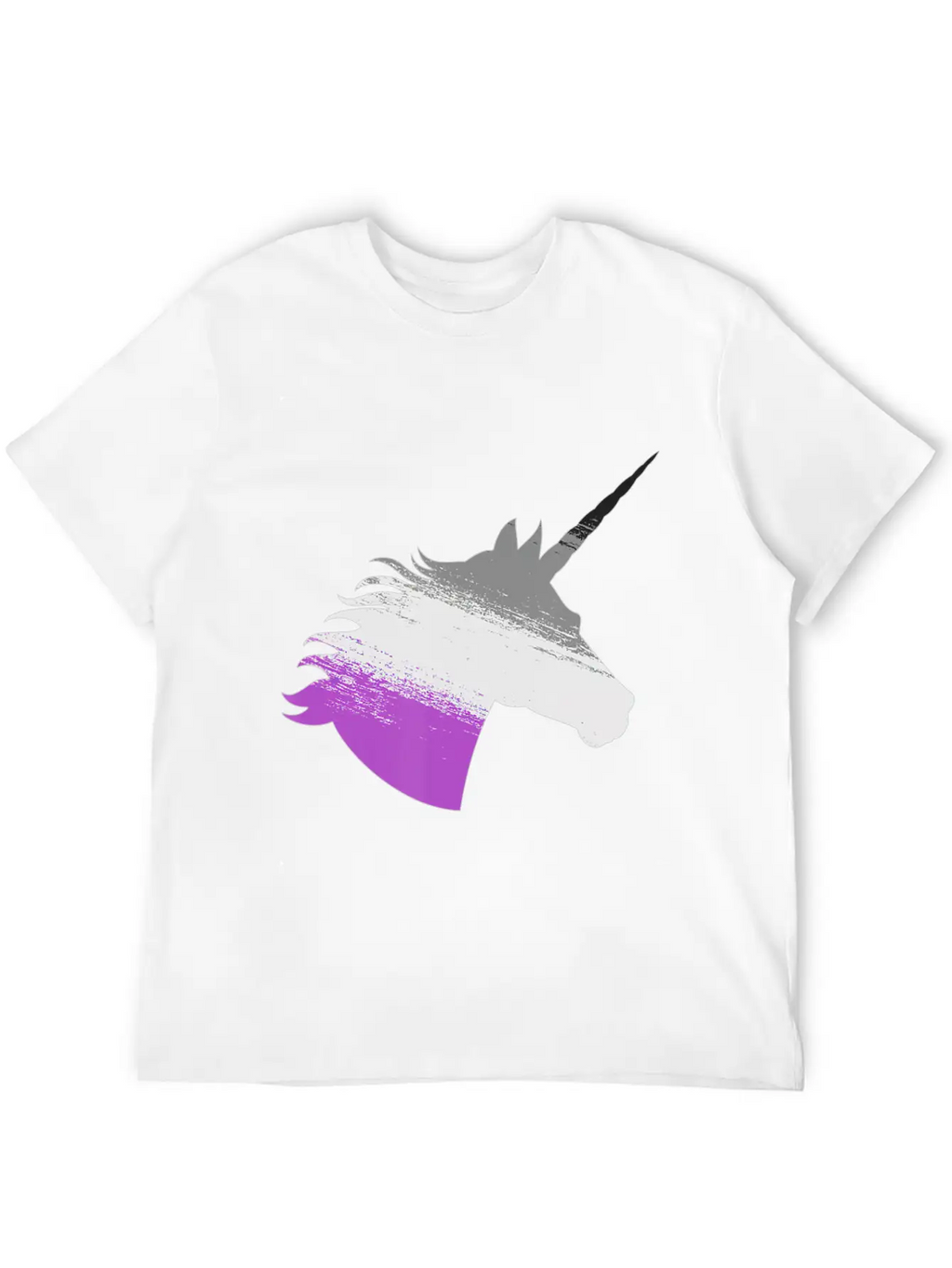 Ace Asexual Unicorn LGBTA Pride Stuff March Pride Unisex Short Sleeve Soft Cotton T-Shirt – Casual Everyday Wear