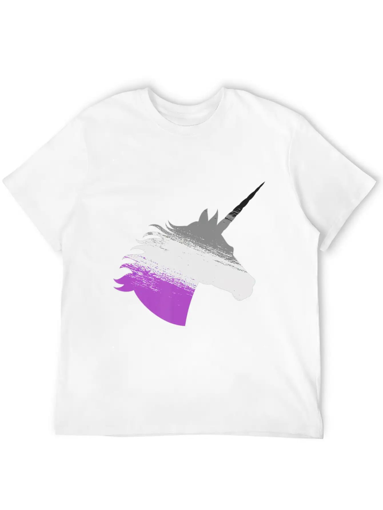Ace Asexual Unicorn LGBTA Pride Stuff March Pride Unisex Short Sleeve Soft Cotton T-Shirt – Casual Everyday Wear