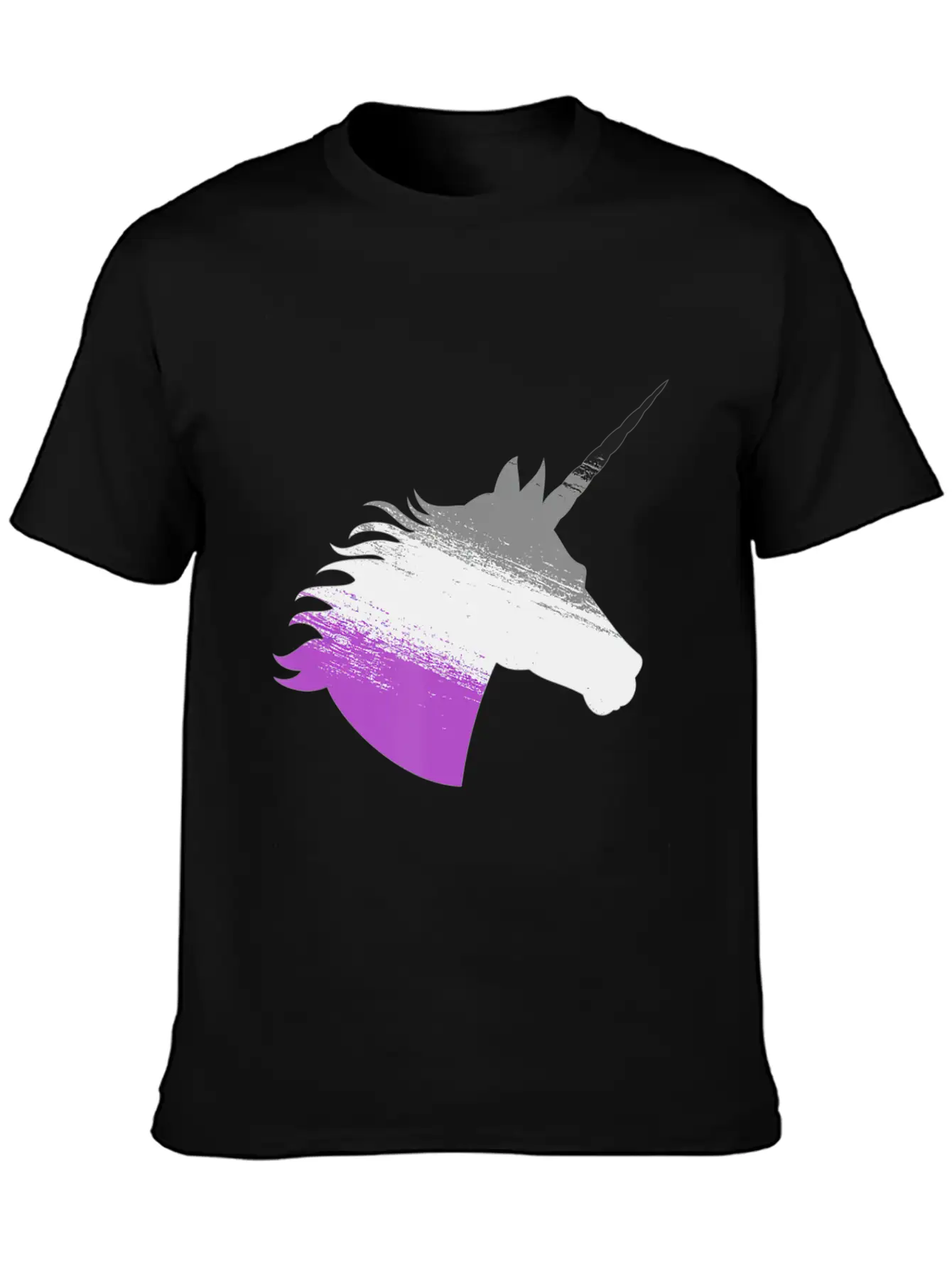 Ace Asexual Unicorn LGBTA Pride Stuff March Pride Unisex Short Sleeve Soft Cotton T-Shirt – Casual Everyday Wear