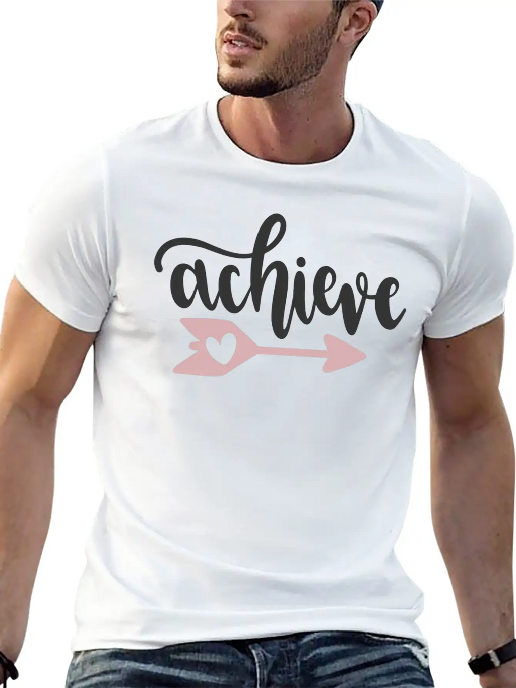 Achieve Unisex Short Sleeve Soft Cotton T-Shirt – Casual Everyday Wear
