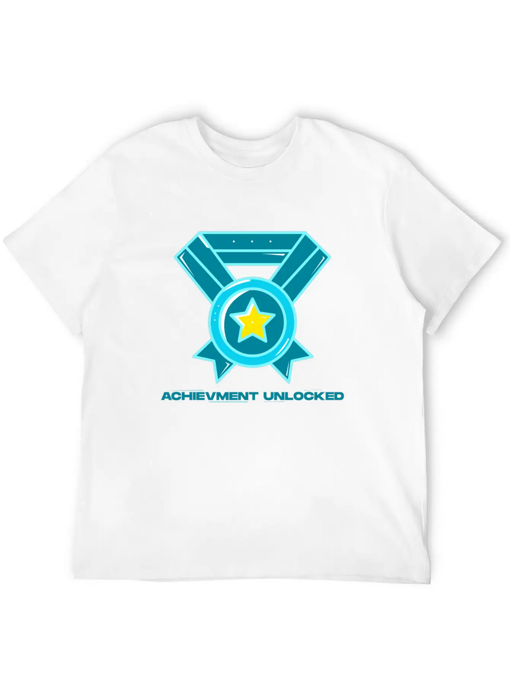 Achievment Unlocked Casual Graphic T-Shirt – Simple And Comfortable Daily Wear