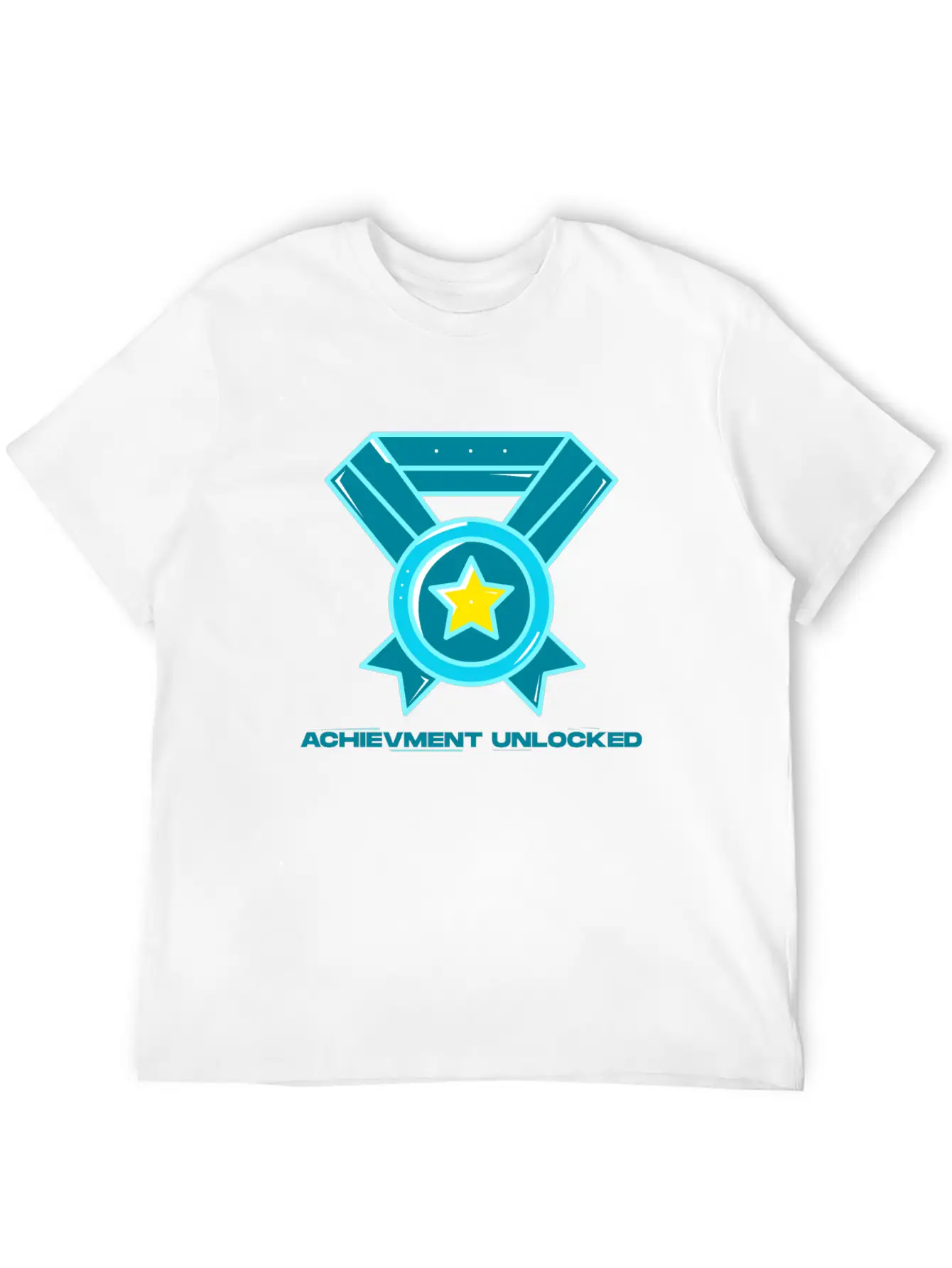 Achievment Unlocked Casual Graphic T-Shirt – Simple And Comfortable Daily Wear