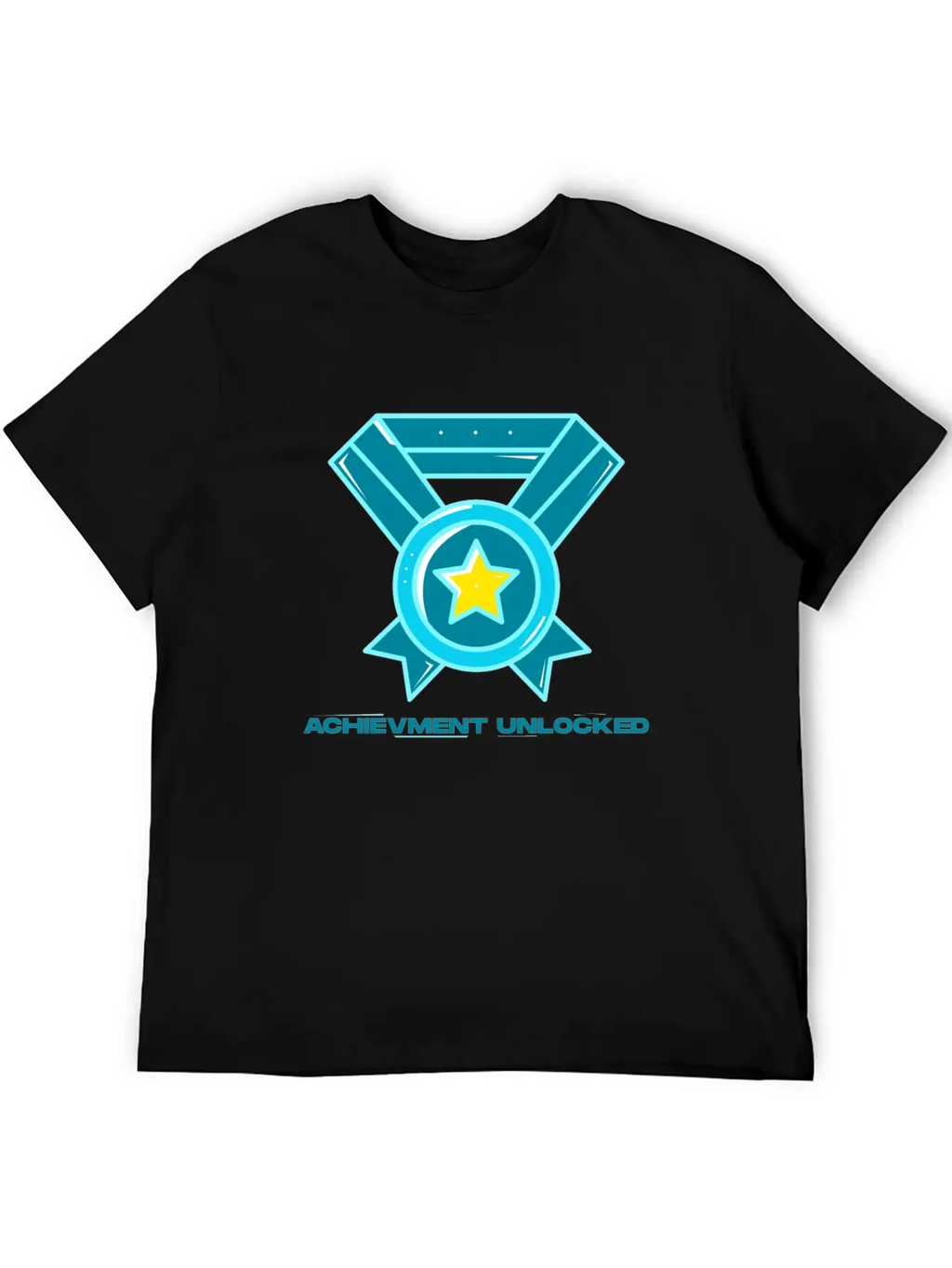 Achievment Unlocked Casual Graphic T-Shirt – Simple And Comfortable Daily Wear