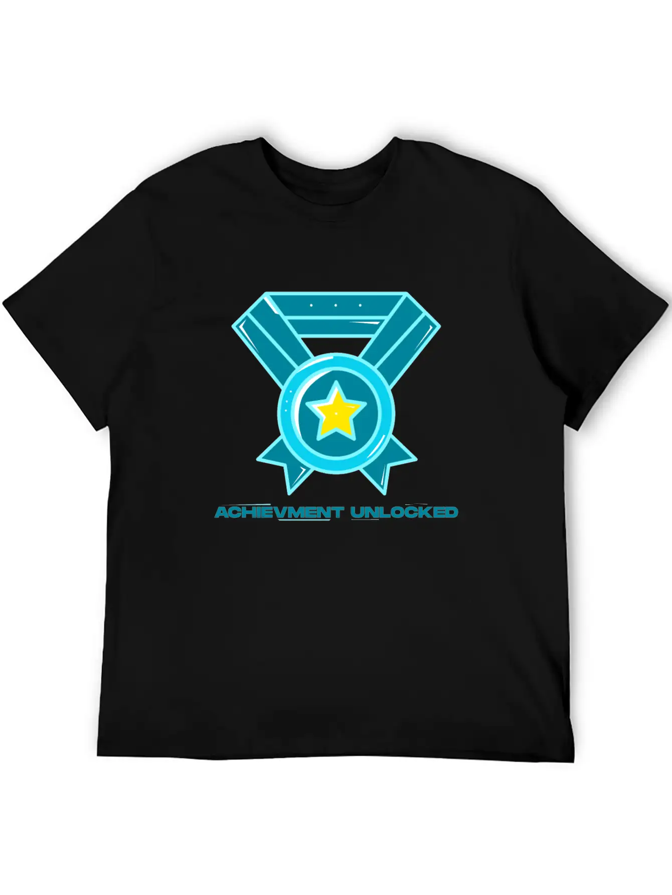 Achievment Unlocked Casual Graphic T-Shirt – Simple And Comfortable Daily Wear