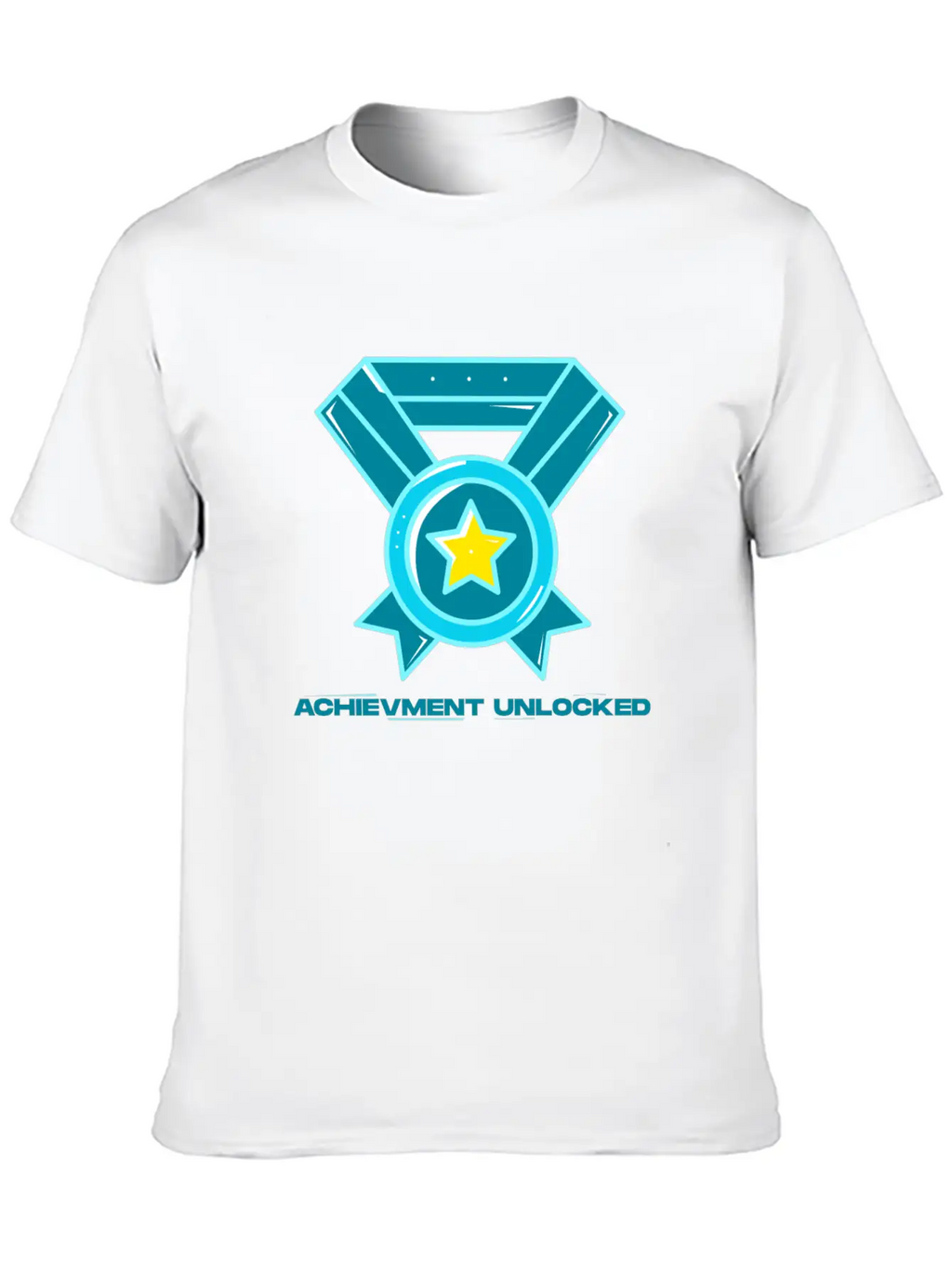 Achievment Unlocked Casual Graphic T-Shirt – Simple And Comfortable Daily Wear