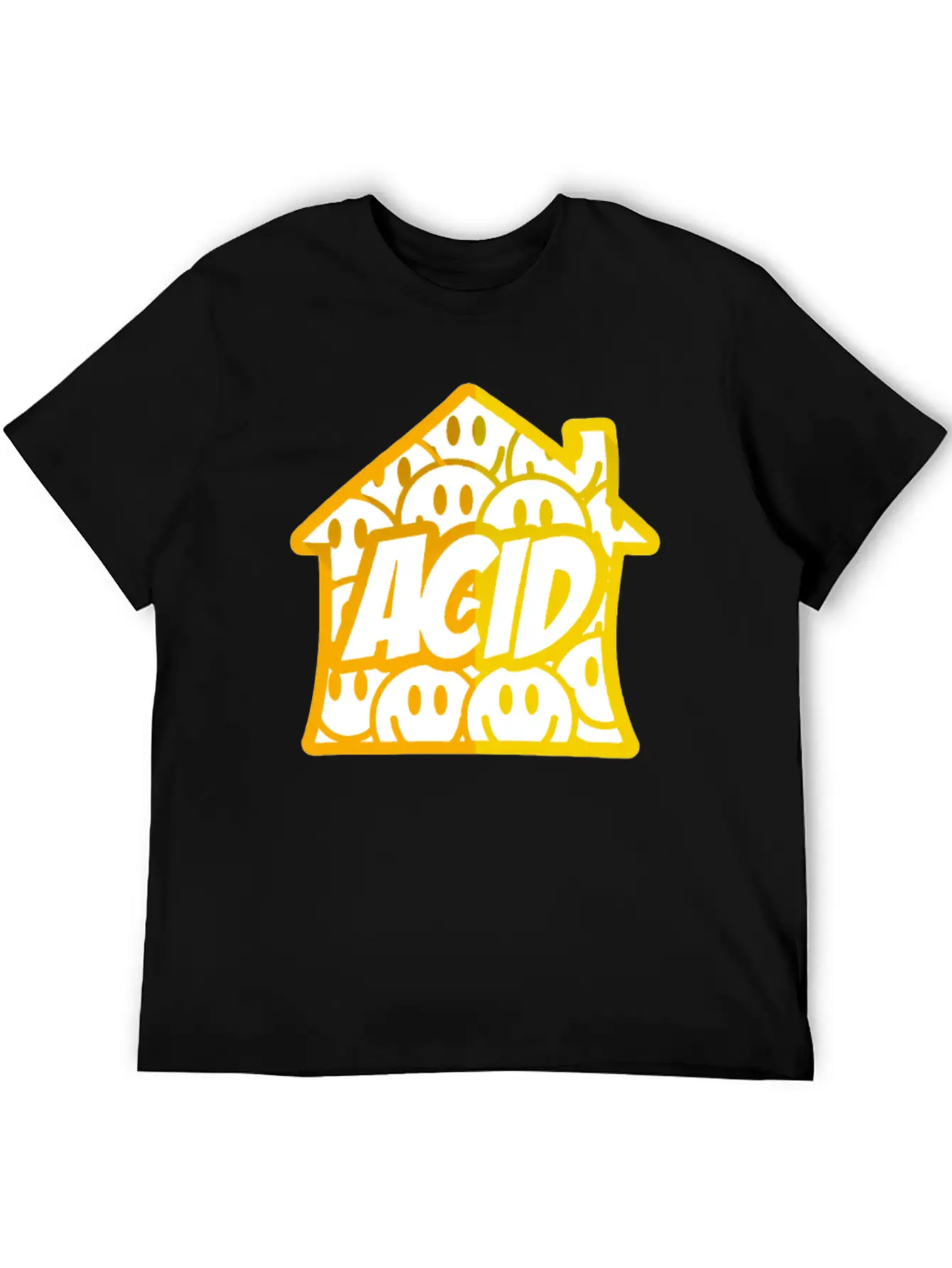 Acid House Essential Cotton Tee For Daily Outfits – Unisex Style