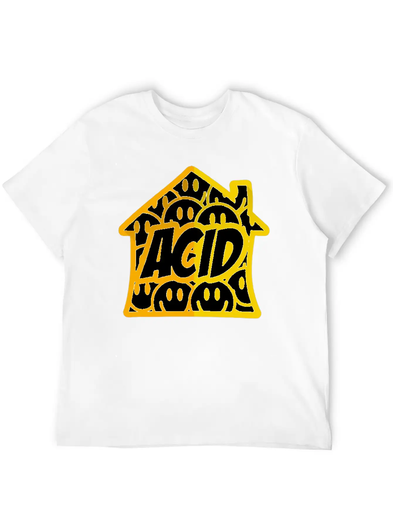 Acid House Essential Cotton Tee For Daily Outfits – Unisex Style