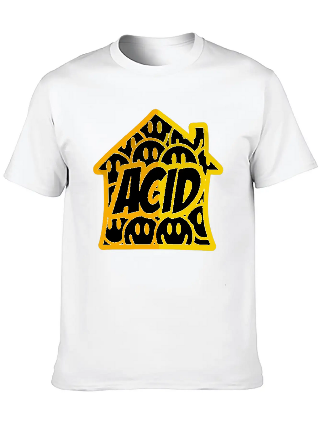 Acid House Essential Cotton Tee For Daily Outfits – Unisex Style