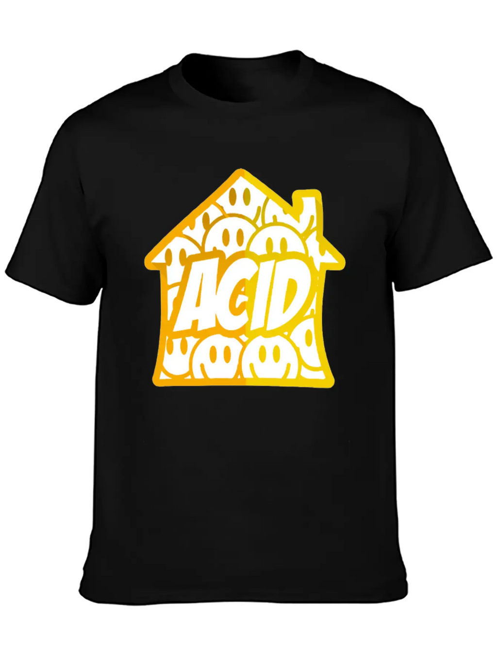 Acid House Essential Cotton Tee For Daily Outfits – Unisex Style
