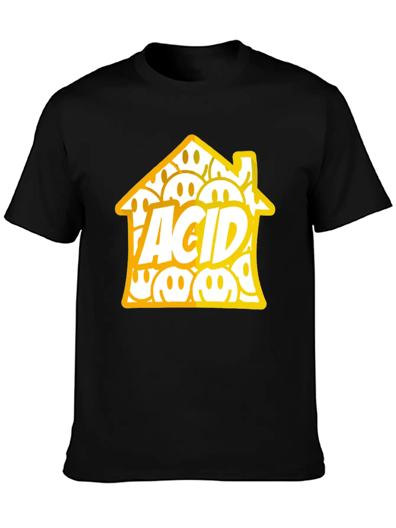 Acid House Essential Cotton Tee For Daily Outfits – Unisex Style
